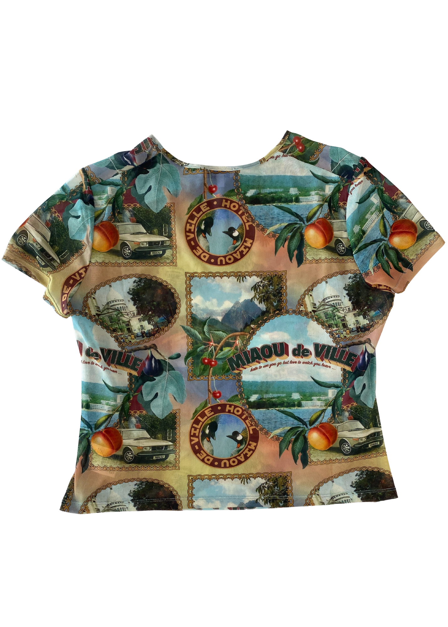 MIAOU Souvenir Print Mesh Baby T-Shirt