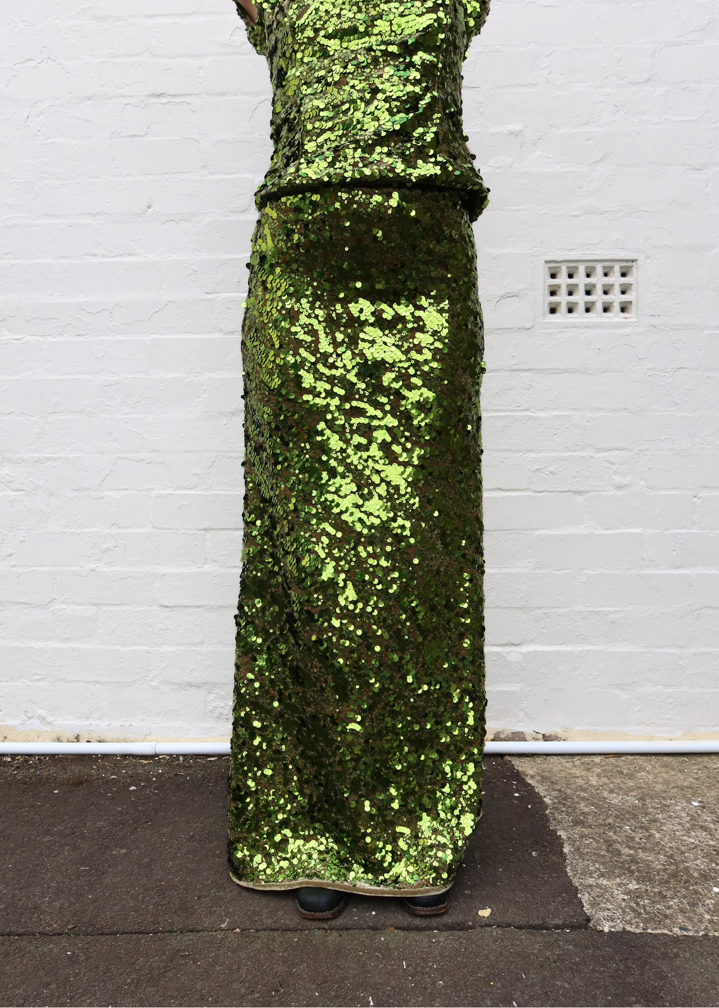 GANNI (BNWT) Sequin Embellished Maxi Skirt