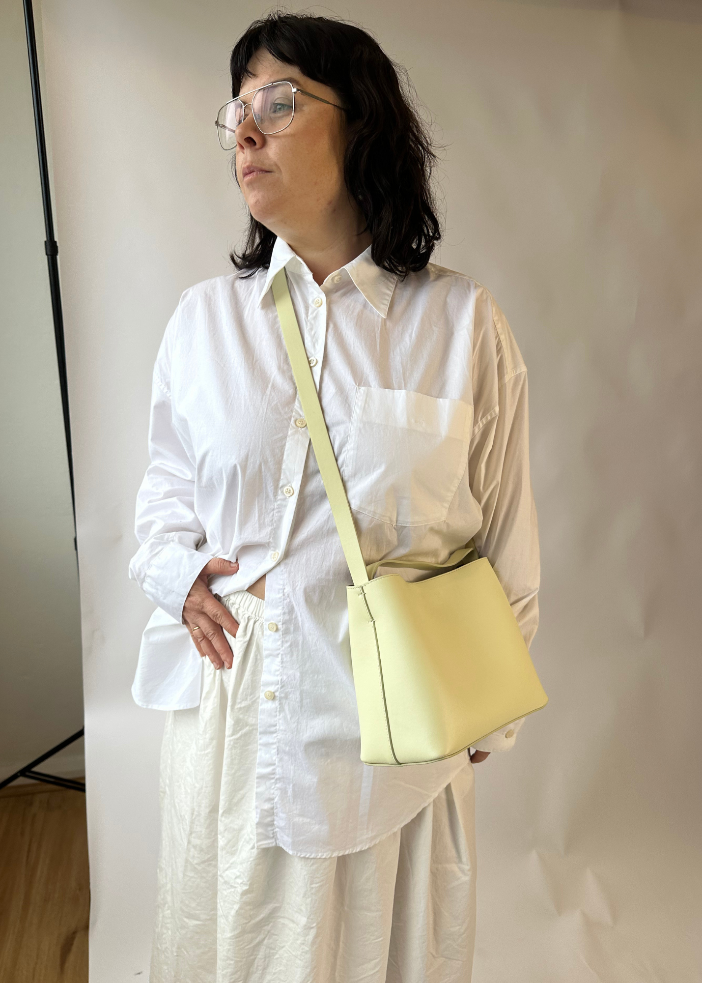 Aesther Ekme (AS IS) 'Original Mini Sac' Leather Crossbody + Top Handle