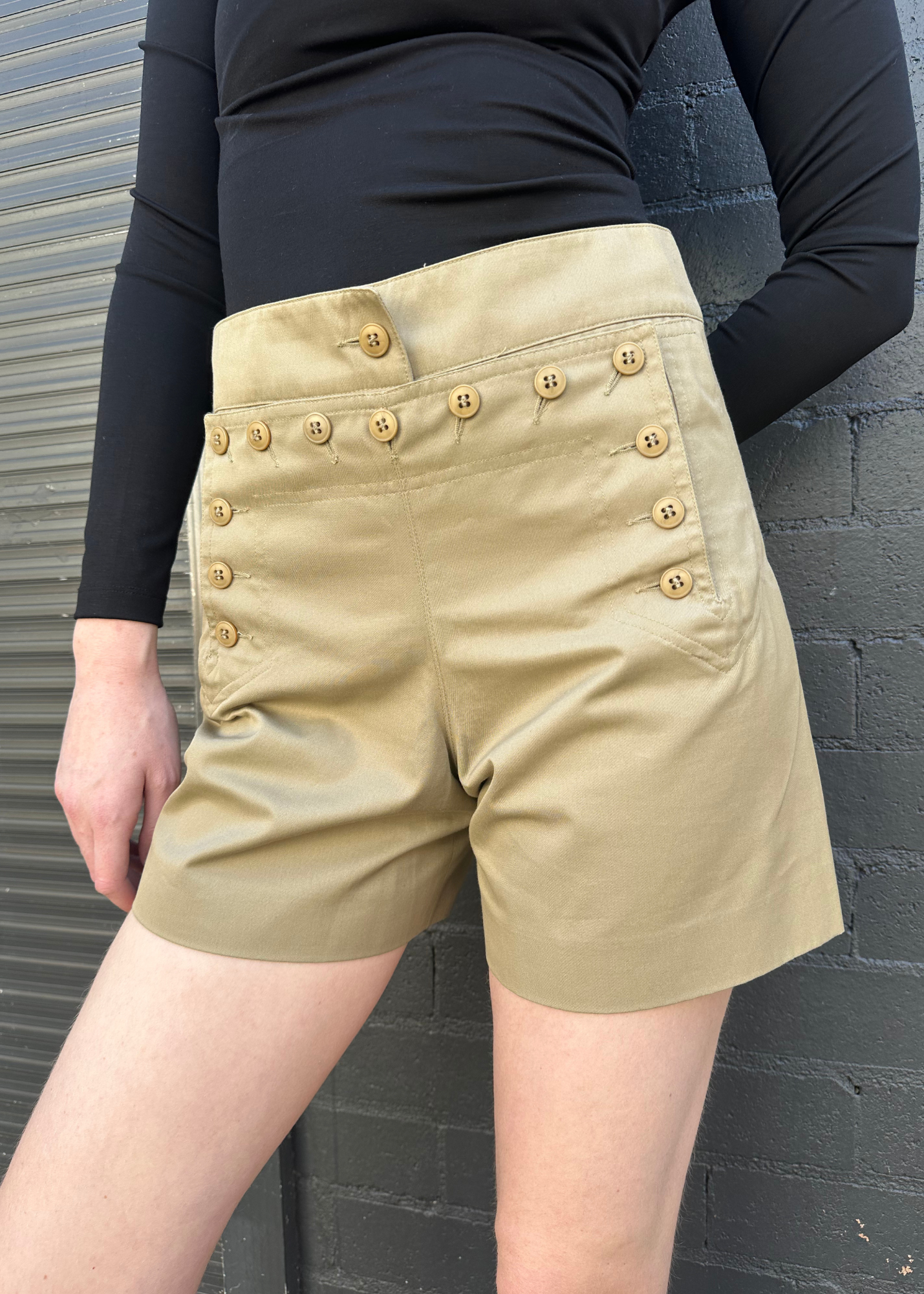 MIU MIU S/S 1998 Button Mini Shorts