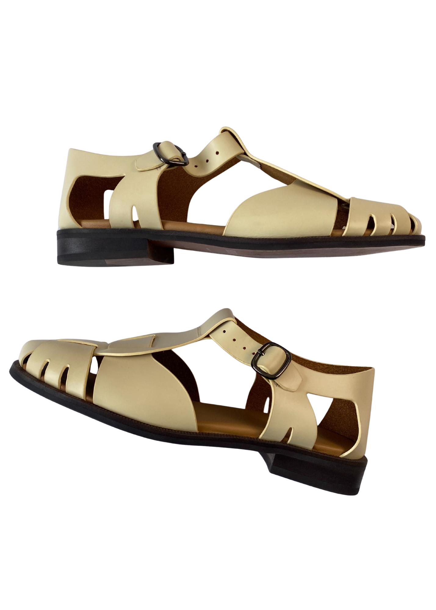 HEREU 'Pescu' Leather Fisherman Sandals