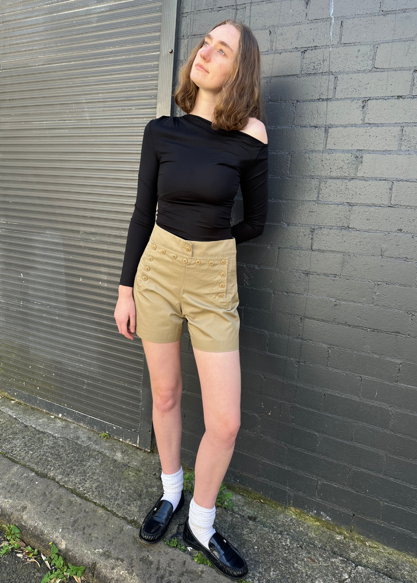 MIU MIU S/S 1998 Button Mini Shorts