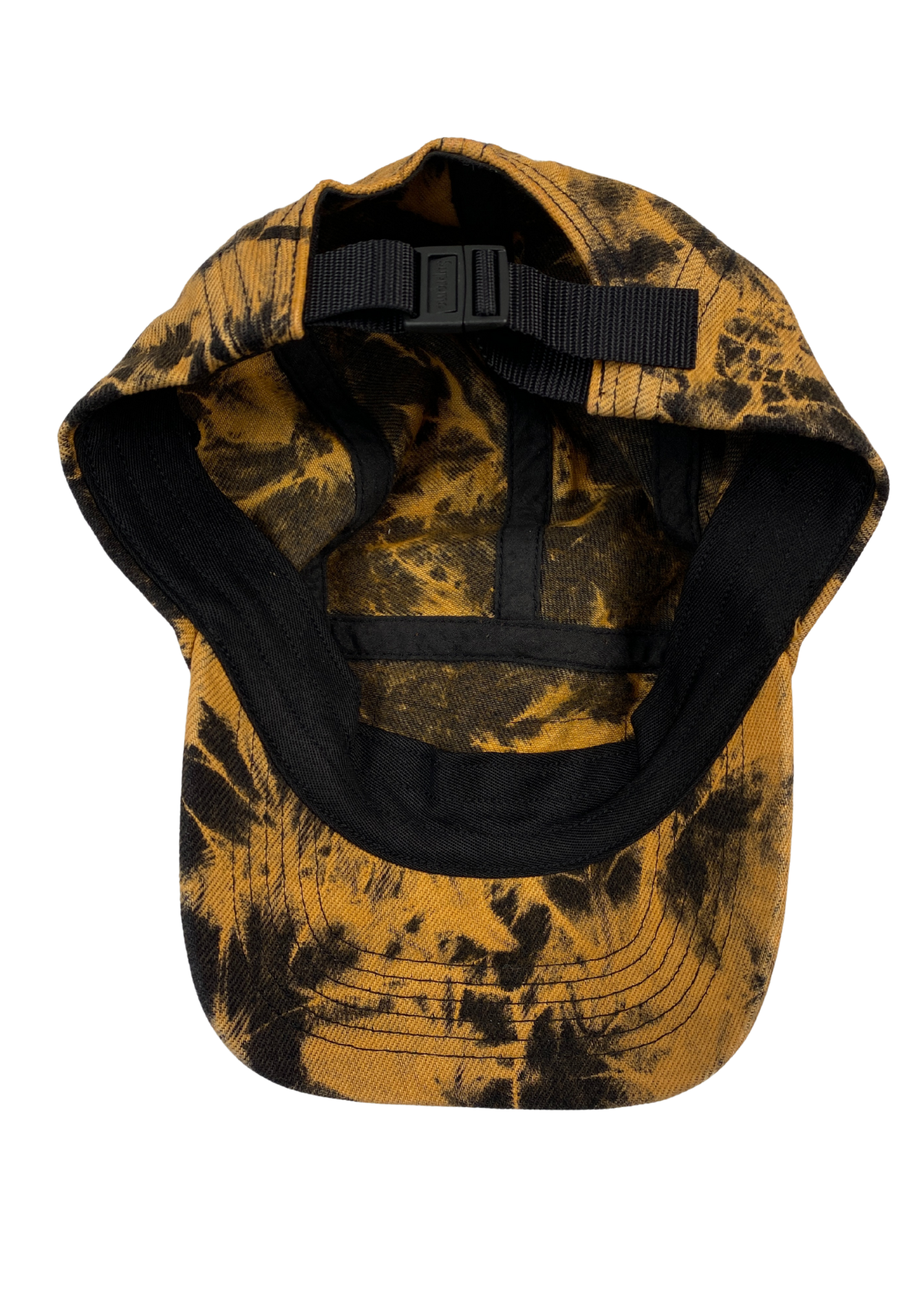 SUPREME Bleach Tie Dye Logo Cap