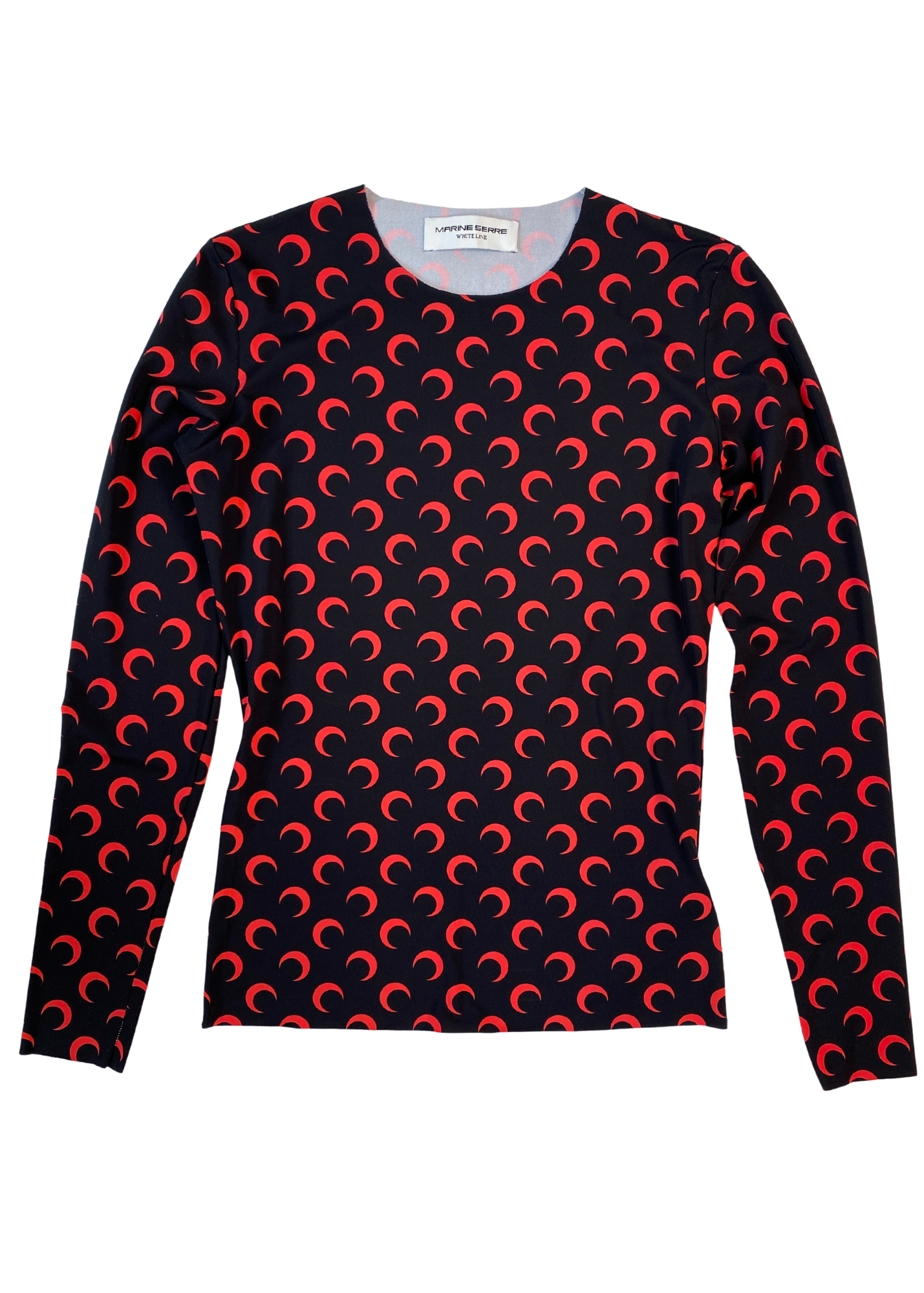 MARINE SERRE Crescent Moon Long Sleeve Top