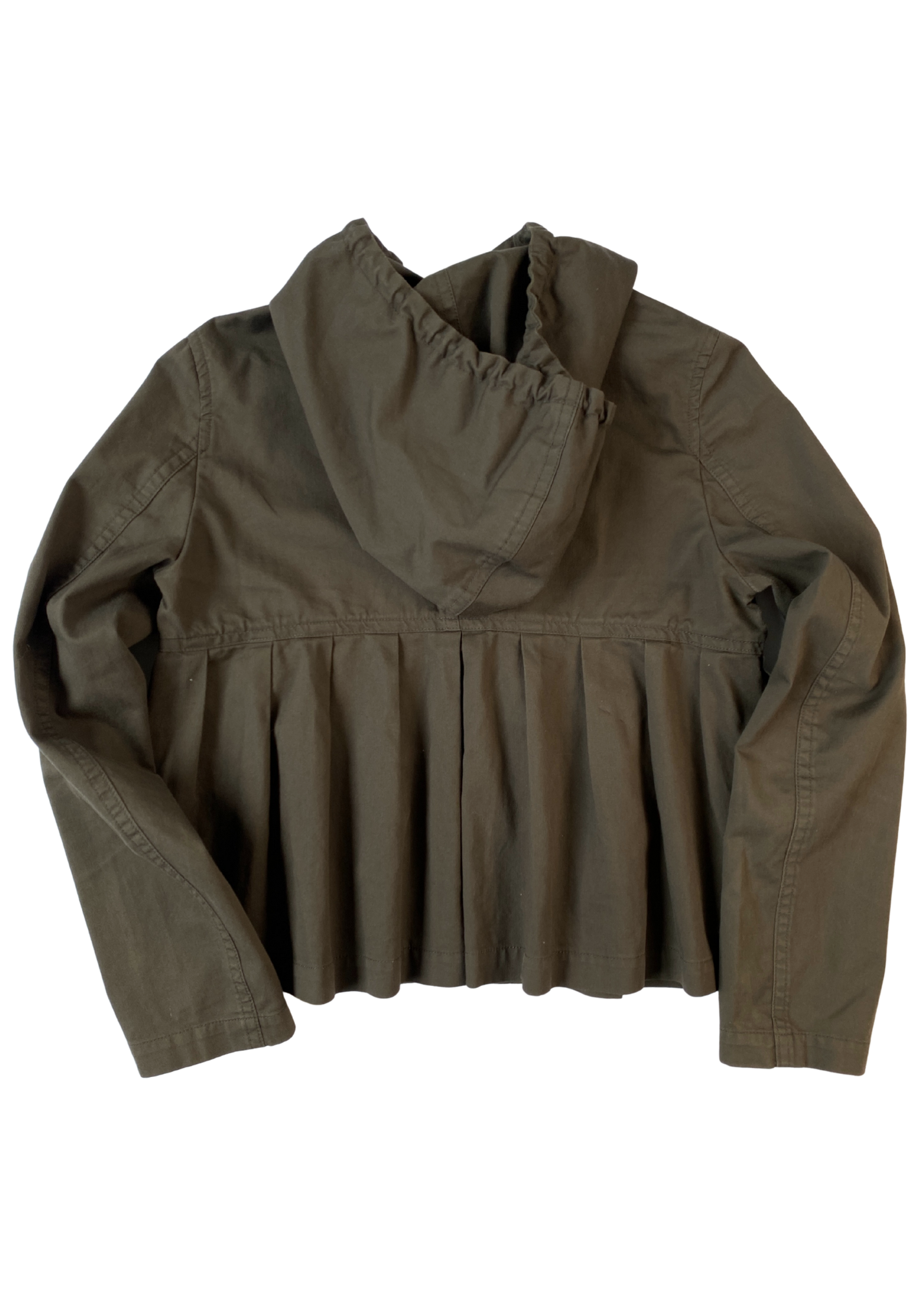 GOMME Pleated Hoodie Jacket