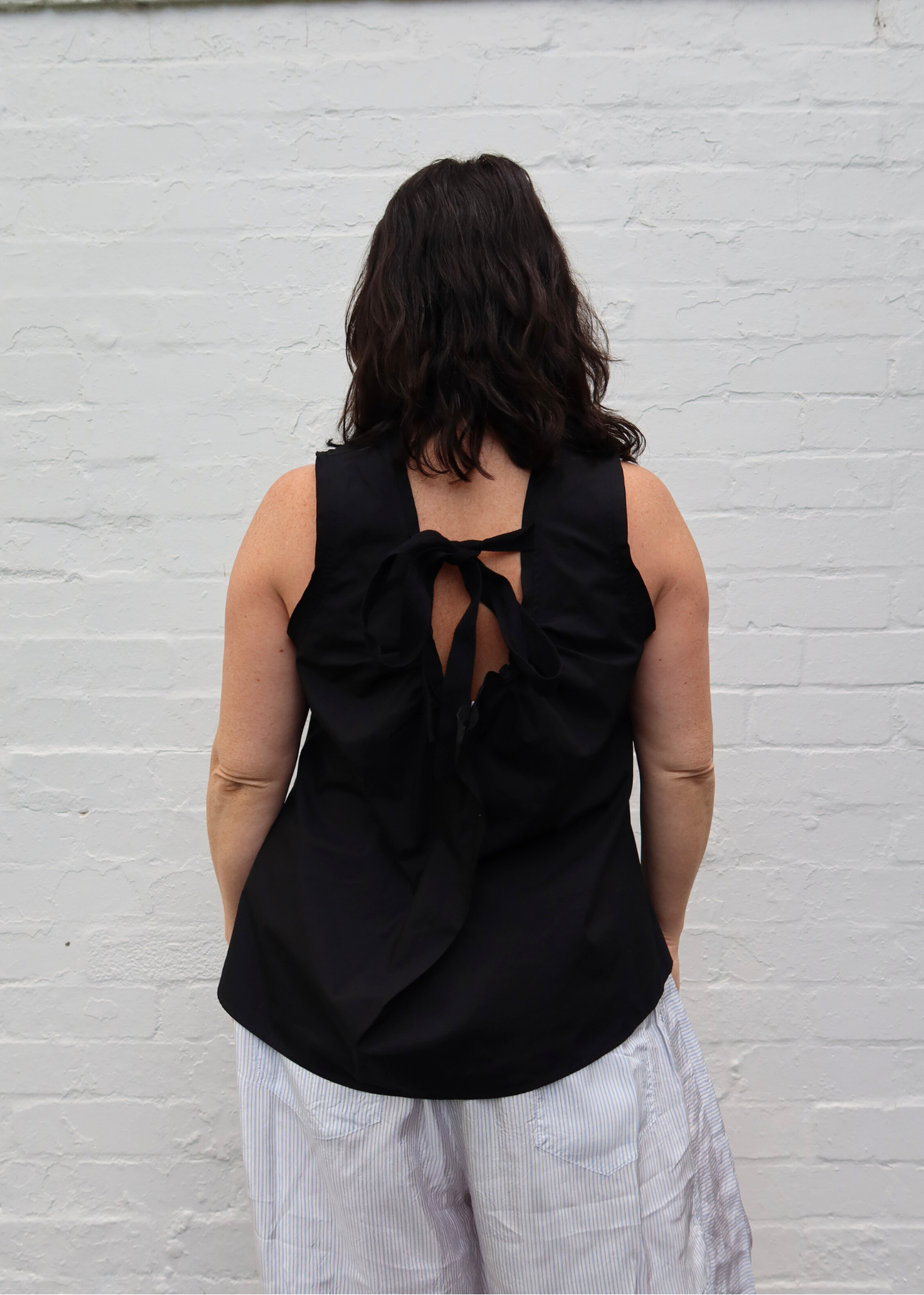 LEE MATHEWS Pin Tuck Blouse