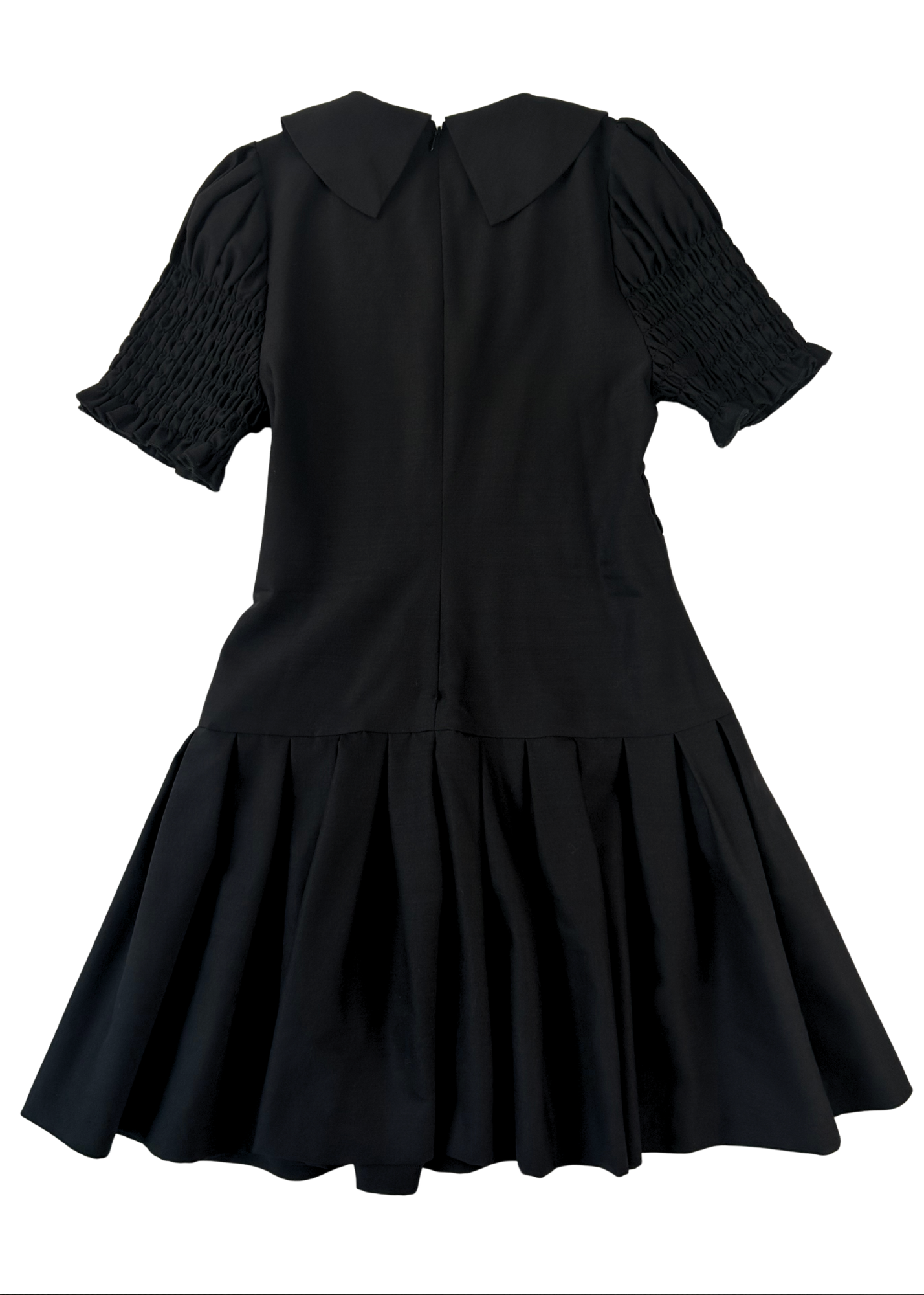 APRES STUDIO (AS IS) 'Emily' Shirred Pleated Mini Dress