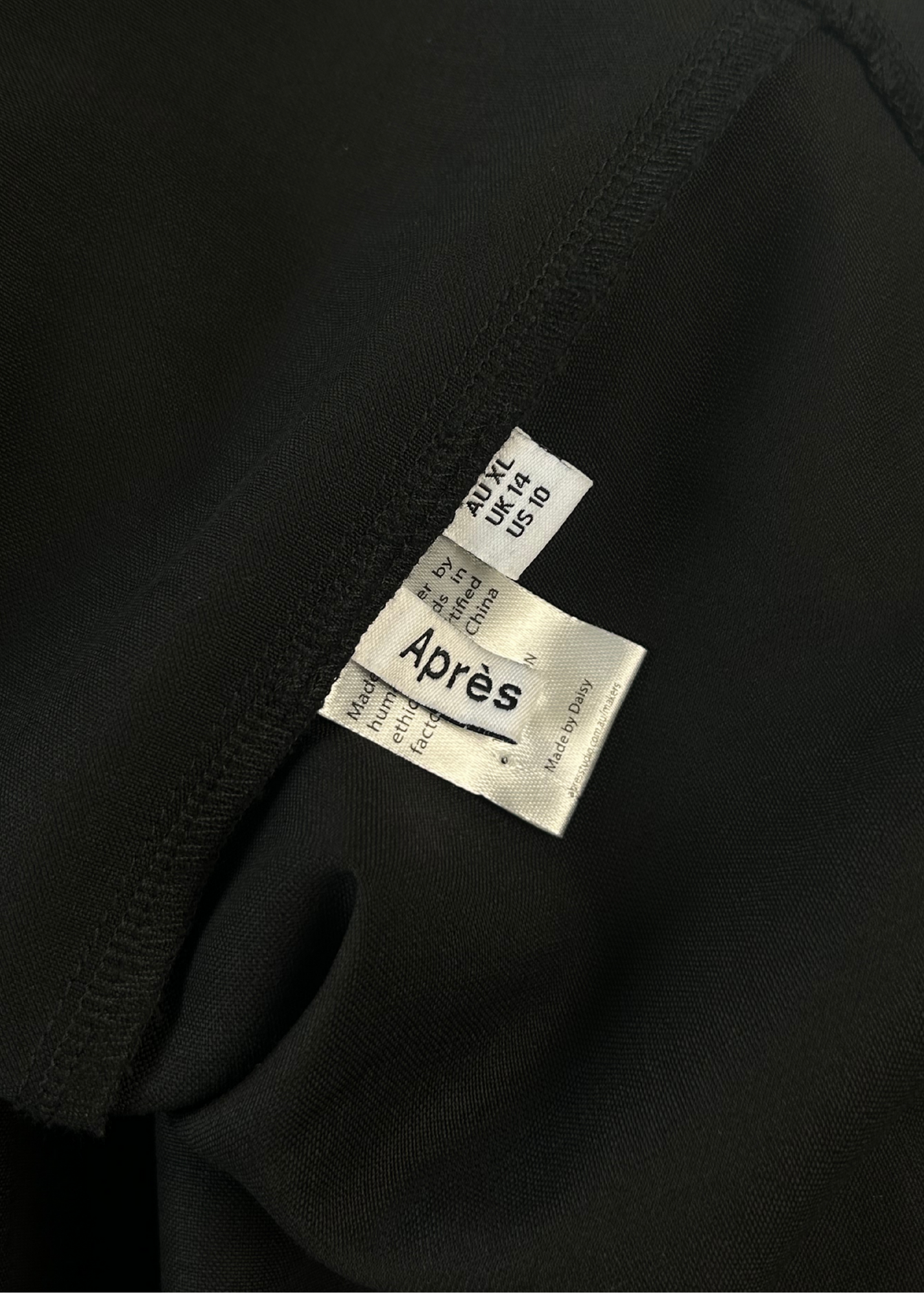 APRES STUDIO (AS IS) 'Emily' Shirred Pleated Mini Dress