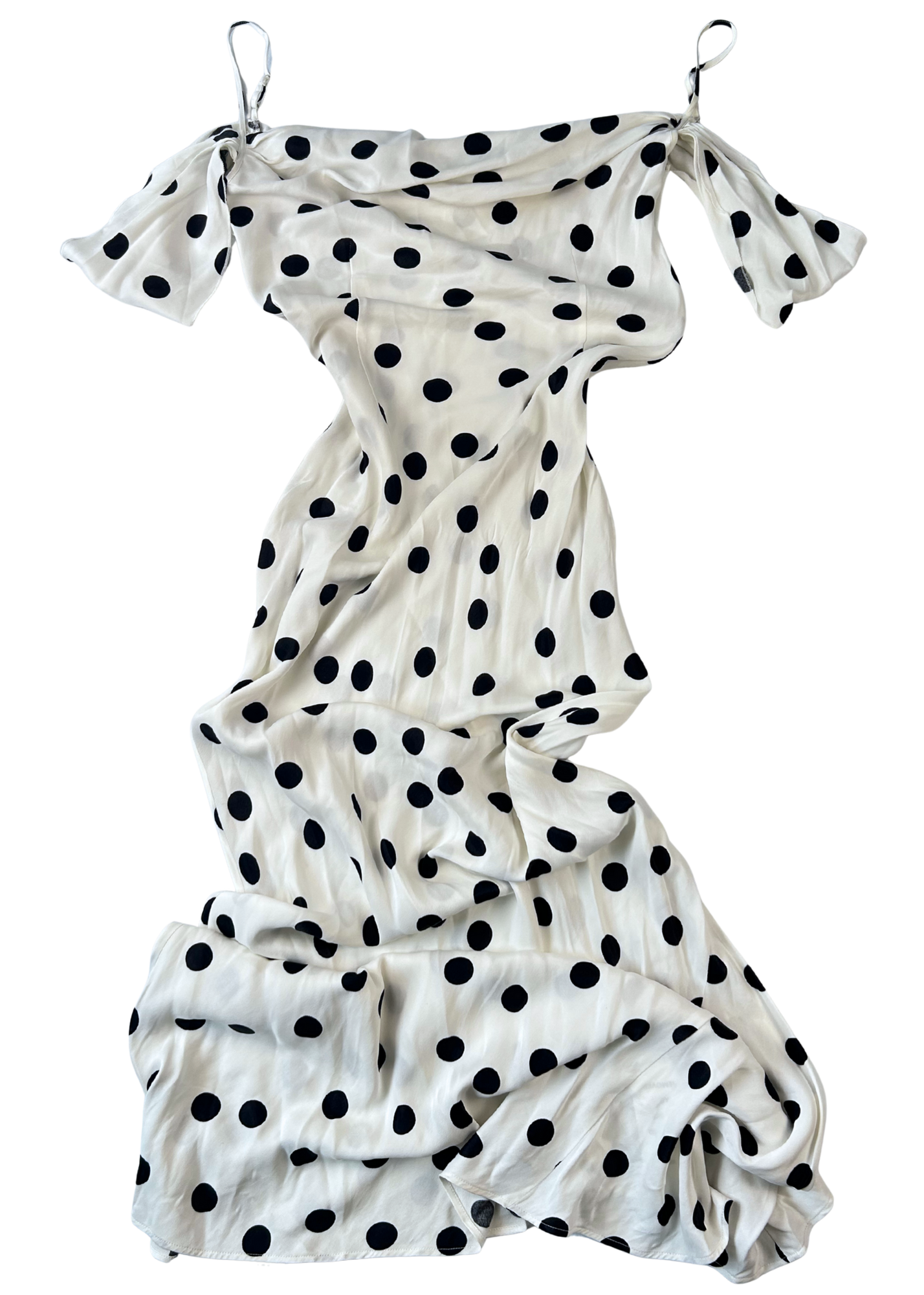 RAT & BOA (BNWT) Polkadot Bias Cut Maxi Dress
