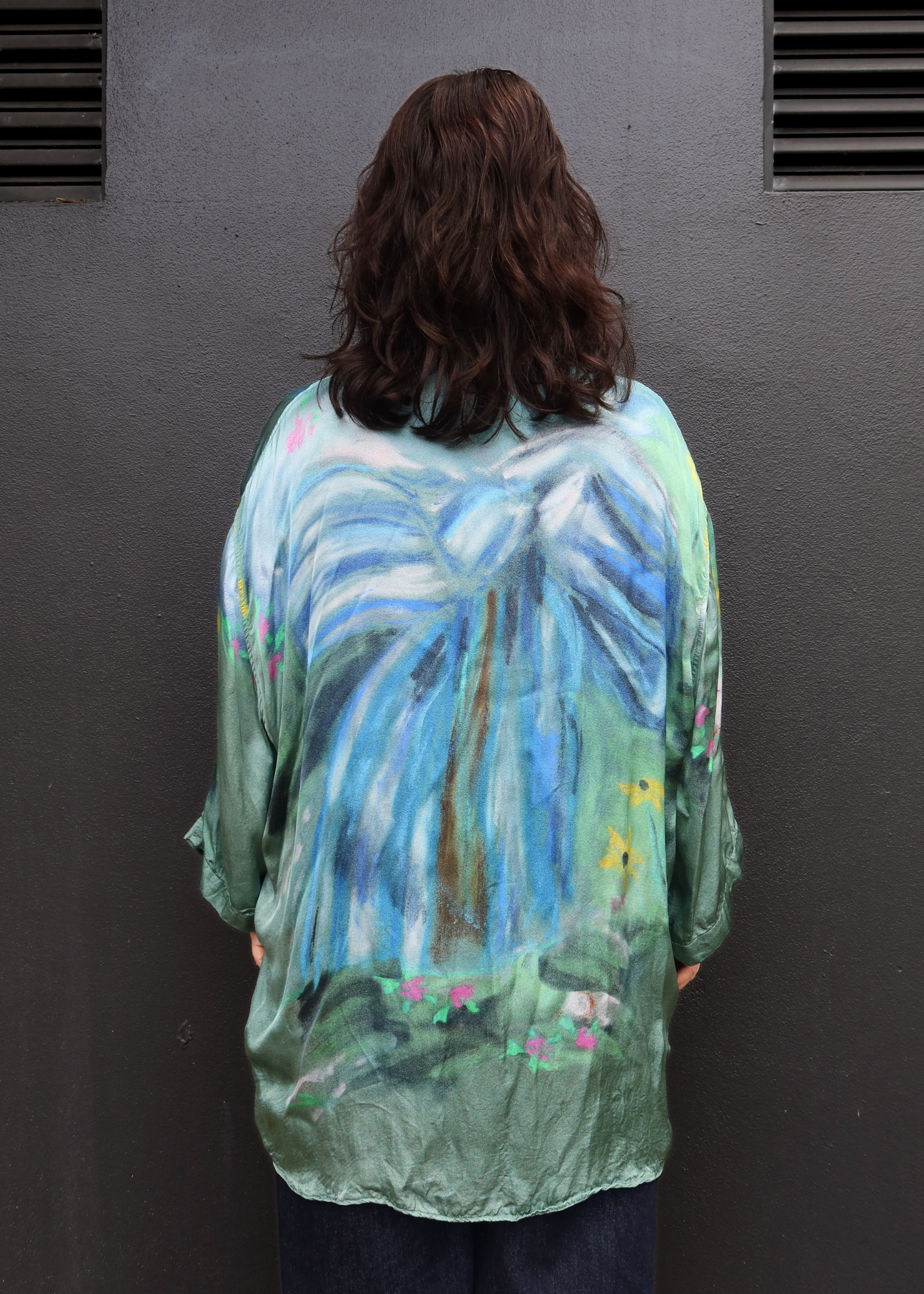 ACNE STUDIOS (AS IS) Silk Print Shirt