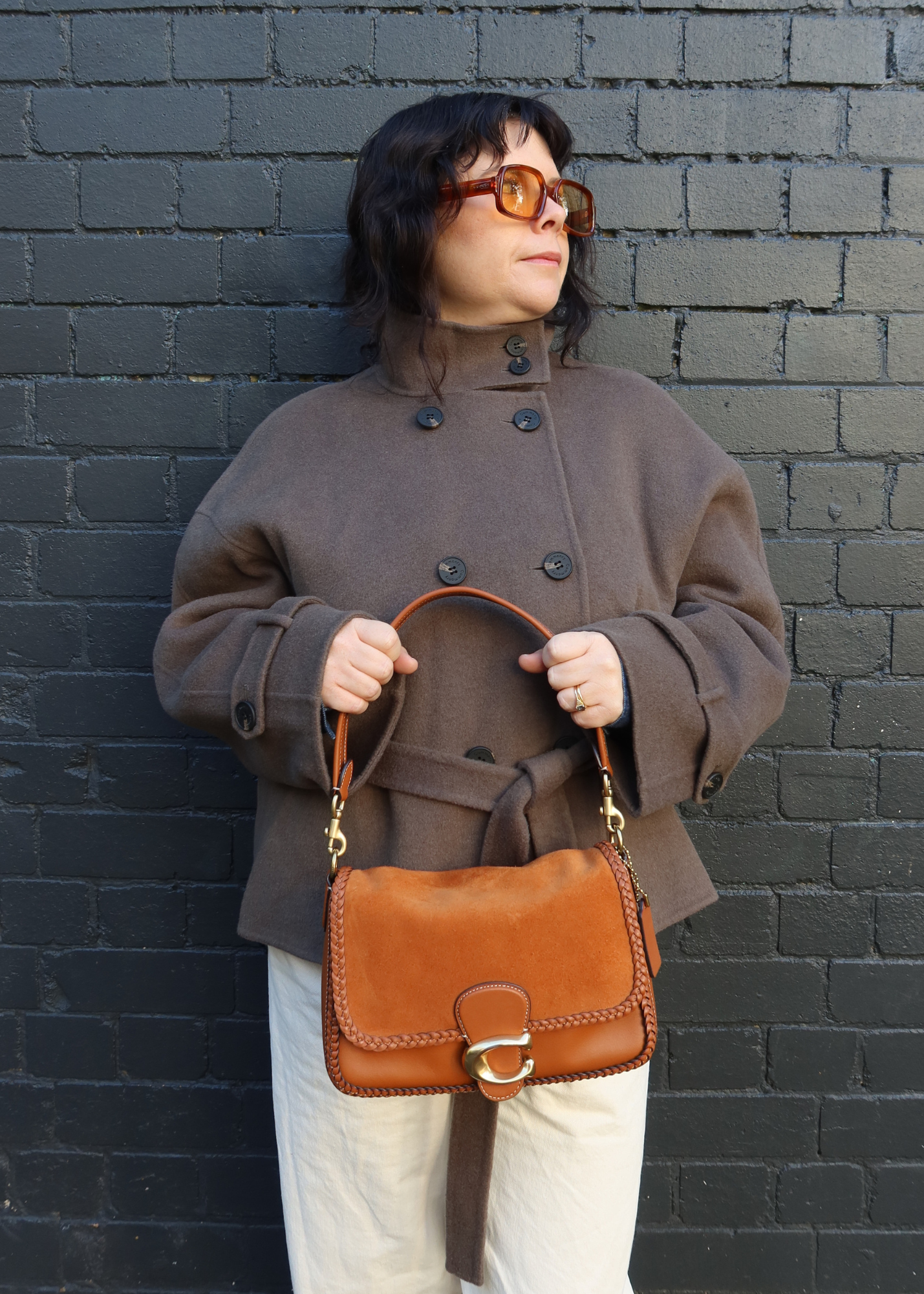 COMMONRY Sample (NWT) 'Kamilla' Wool Blend Double Breasted Jacket