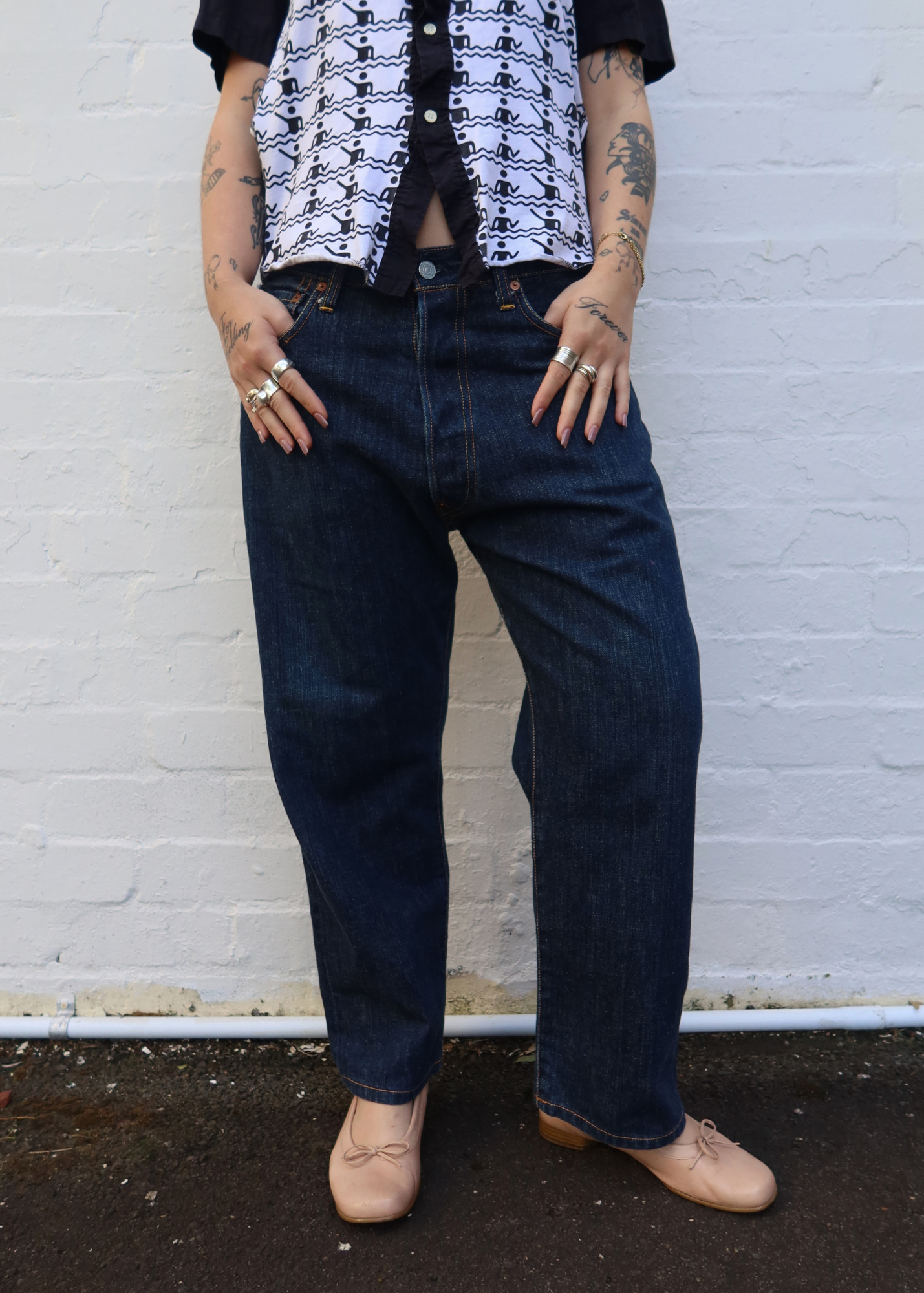 EVISU No.3 2001 Indigo Denim Jeans