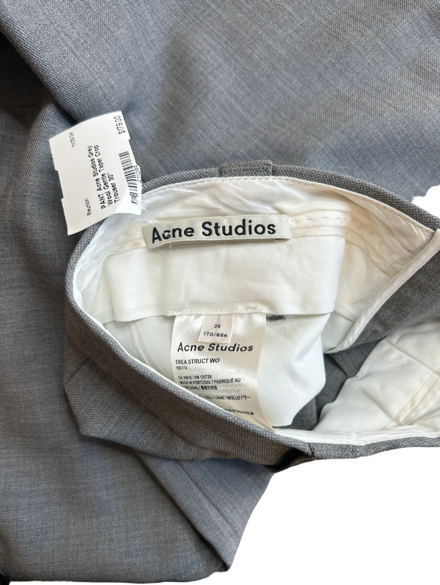 ACNE STUDIOS Wool Trousers