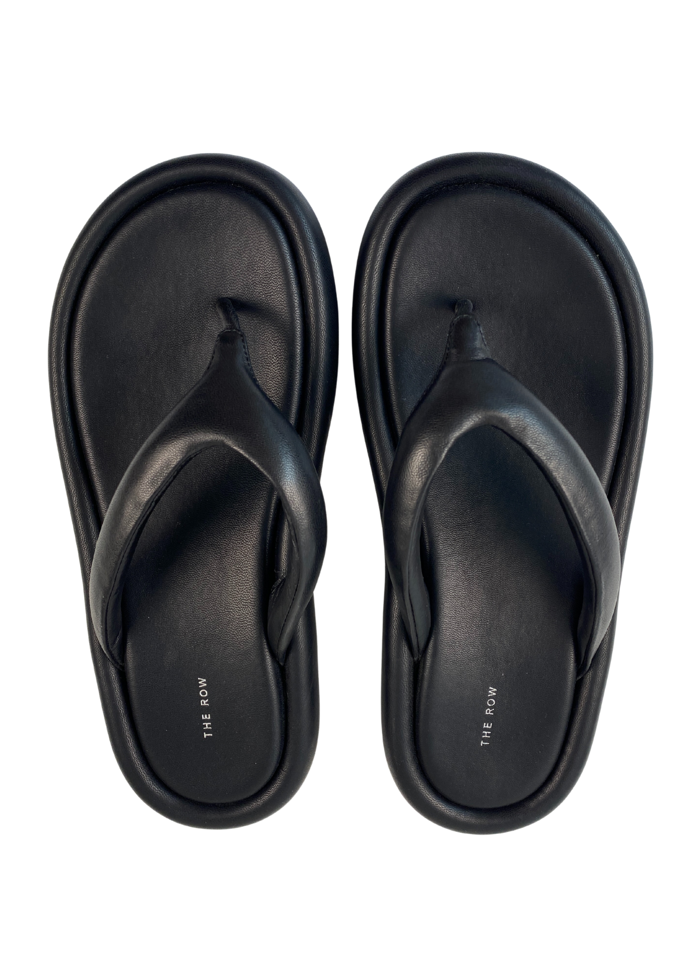 THE ROW 'Puffy Ginza' Leather Flip Flops