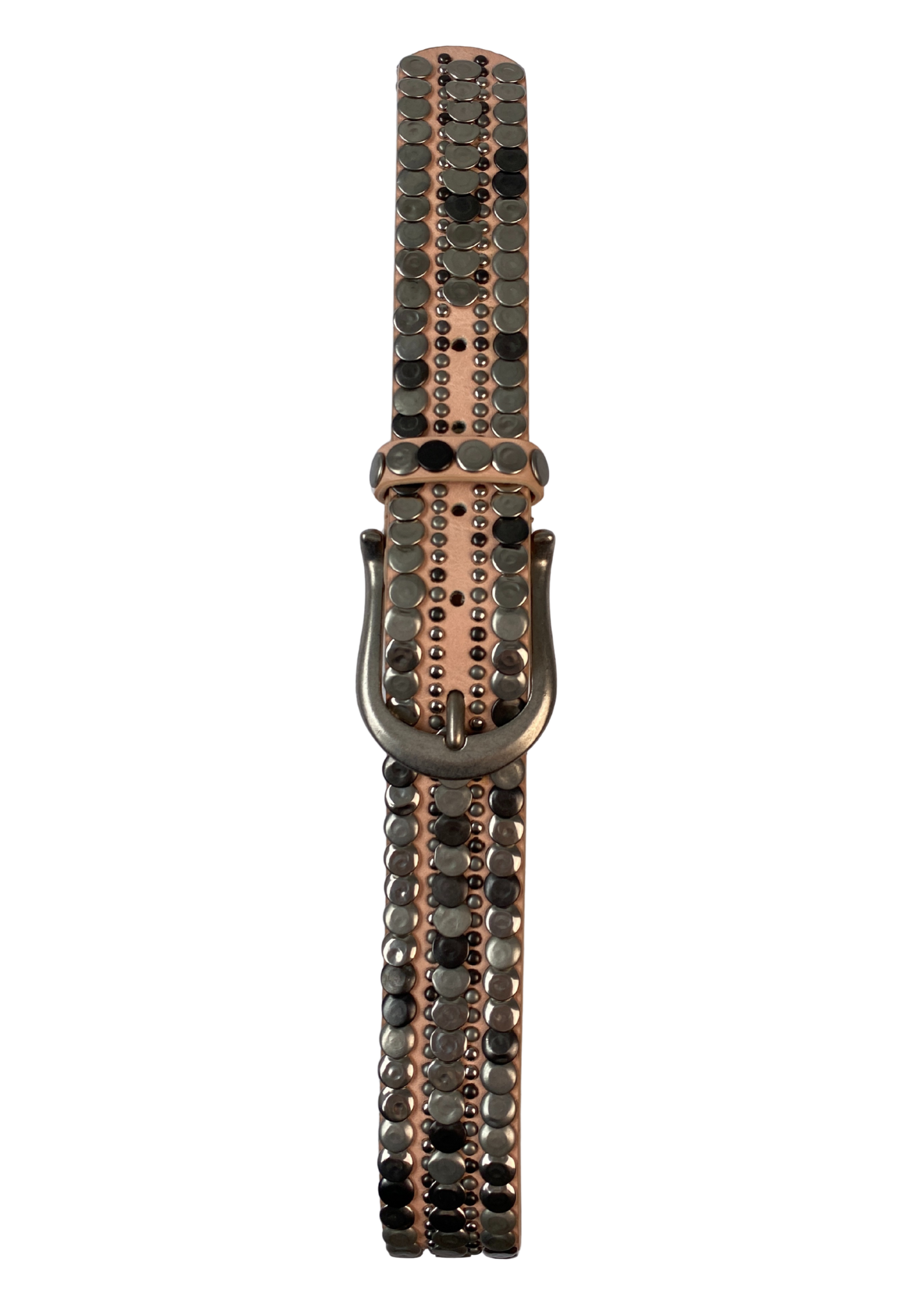 STUDDED Leather Belt