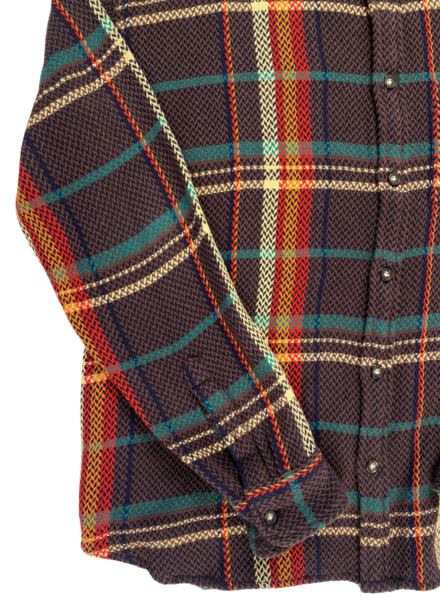 CORRIDOR NEW YORK Herringbone Plaid Button Up