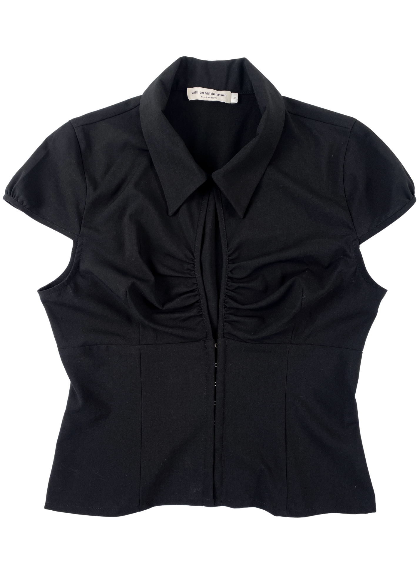 WITH CONSIDERATION Cinched Blouse