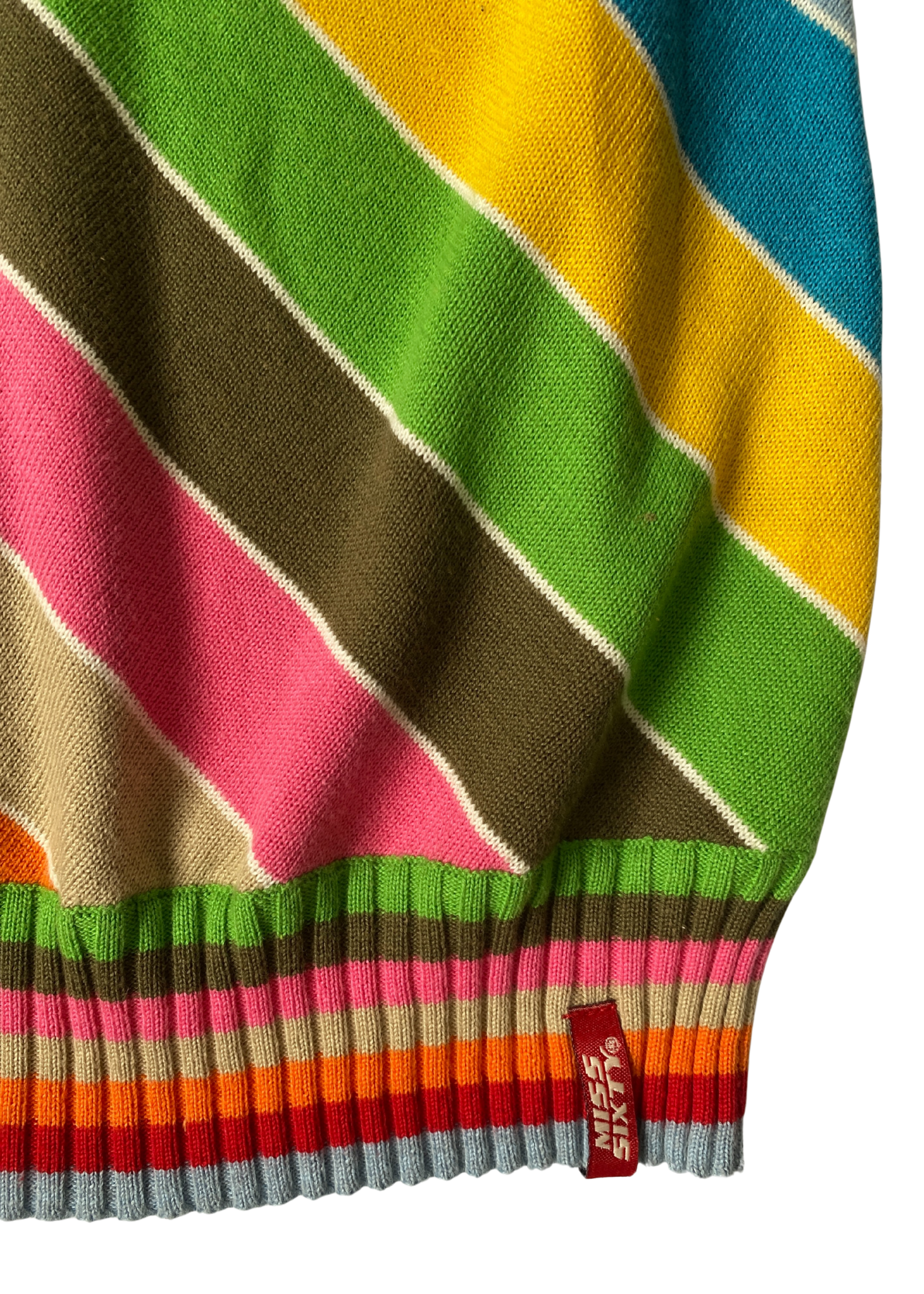 MISS SIXTY Stripe Knit Tank Top