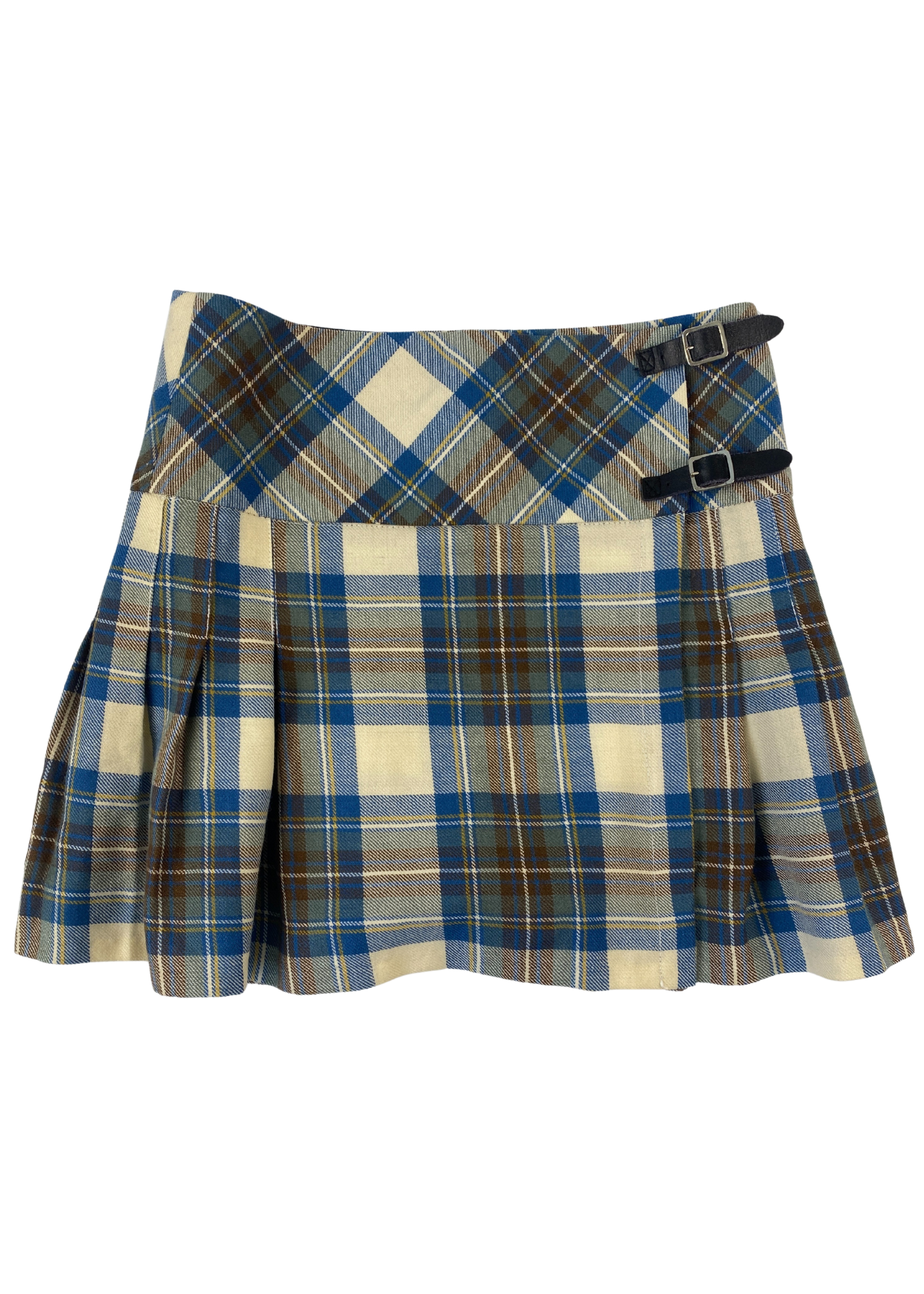 JOHN MORRISON Tartan Kilt Mini Skirt