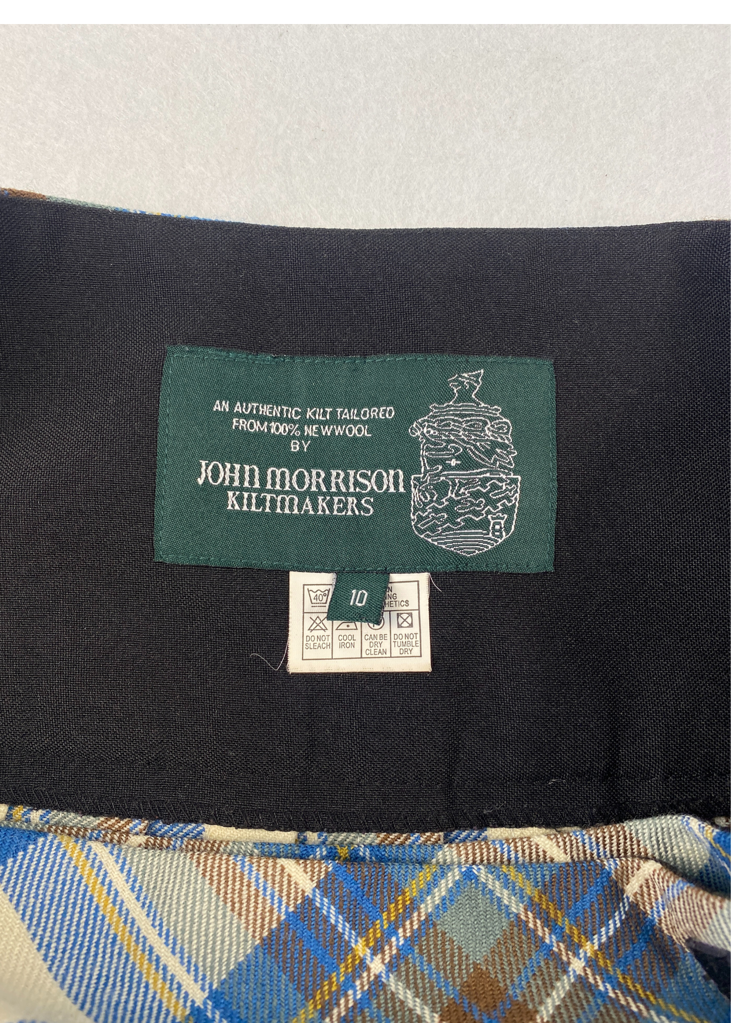 JOHN MORRISON Tartan Kilt Mini Skirt