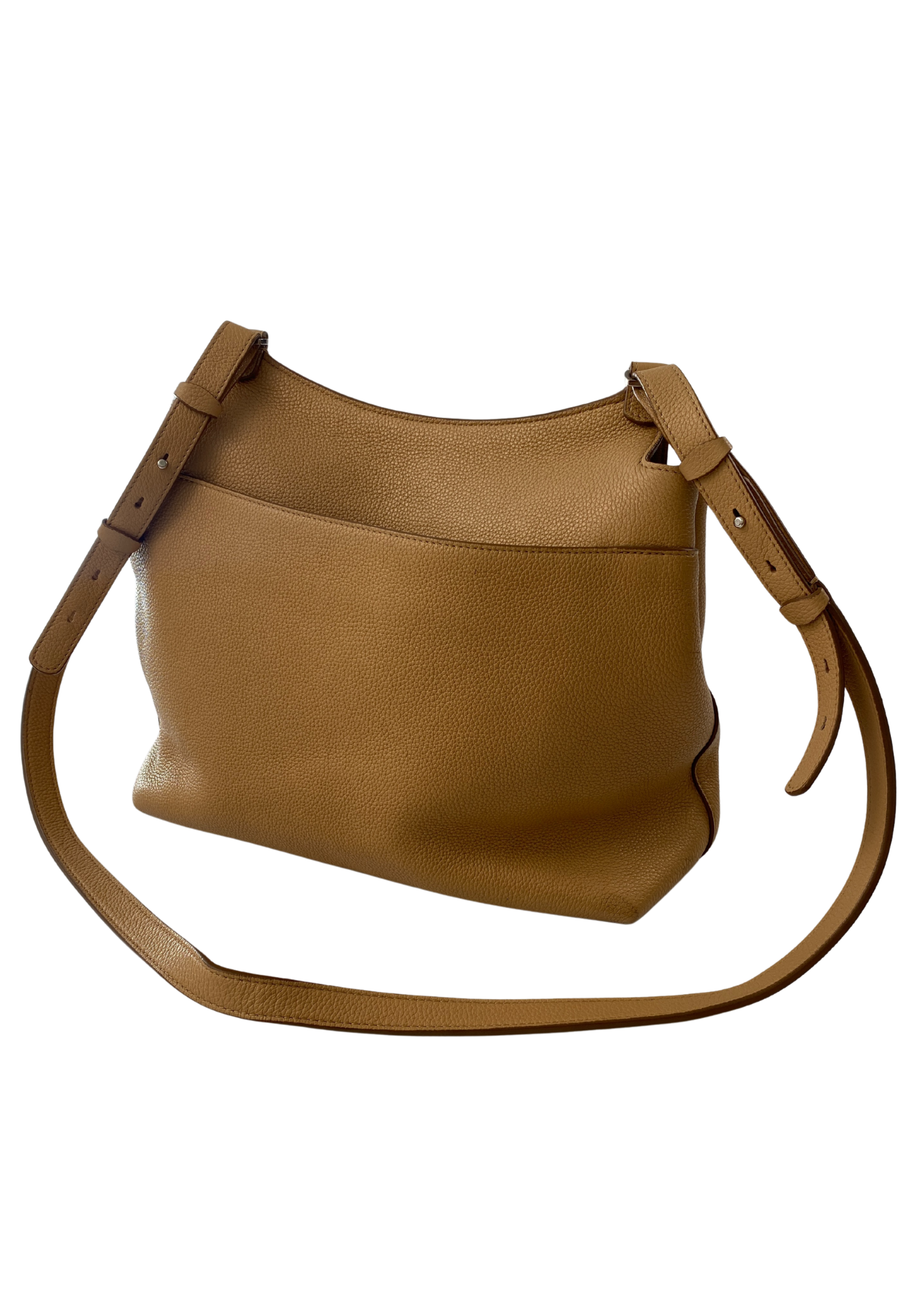 THE ROW (AS IS) 'Sideby' Pebbled Leather Flap Crossbody Bag