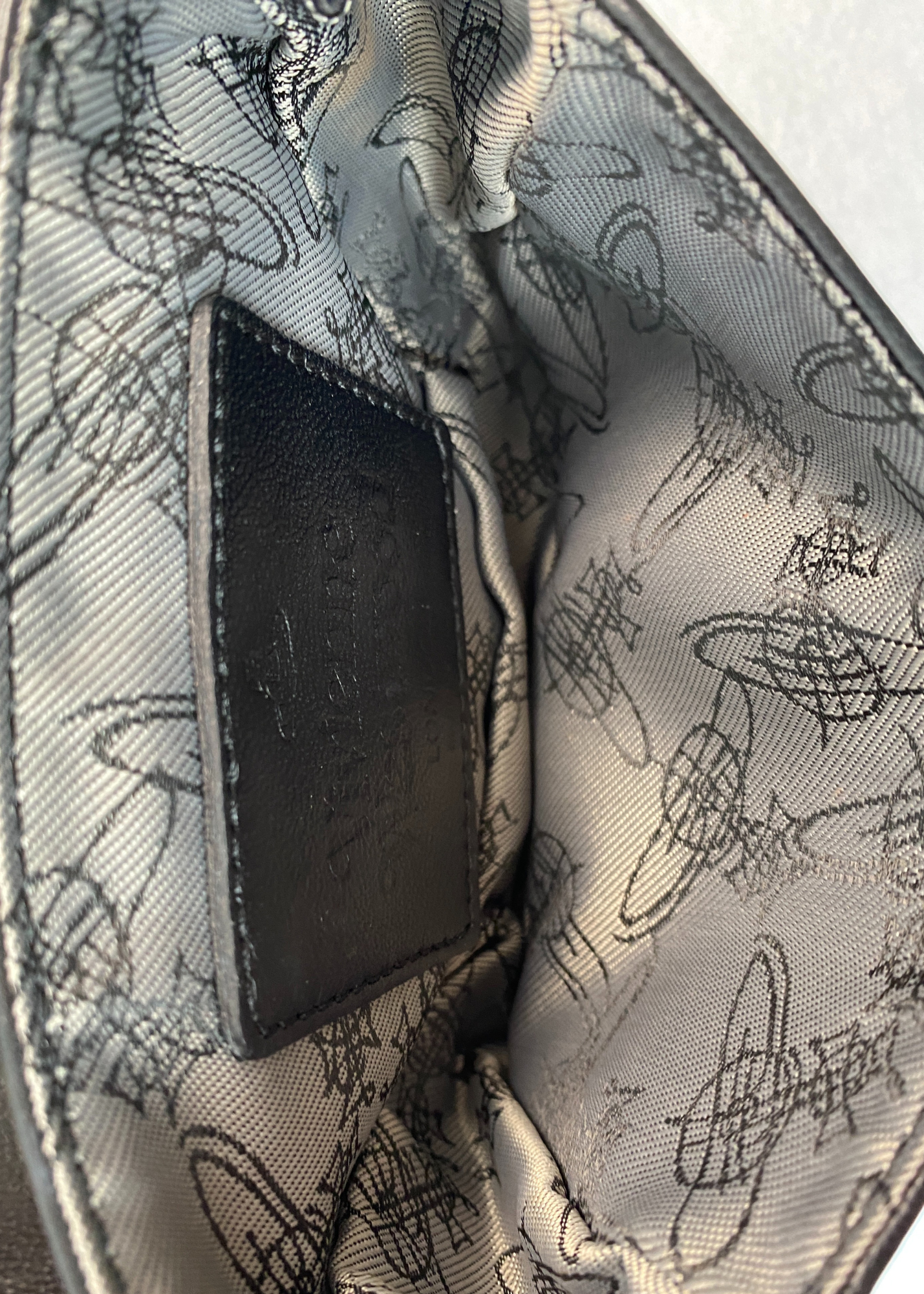 VIVIENNE WESTWOOD Leather Orb Gold Chain Mini Bag