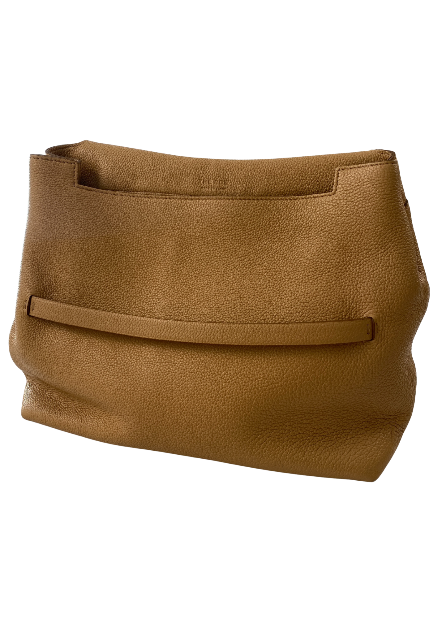 THE ROW (AS IS) 'Sideby' Pebbled Leather Flap Crossbody Bag