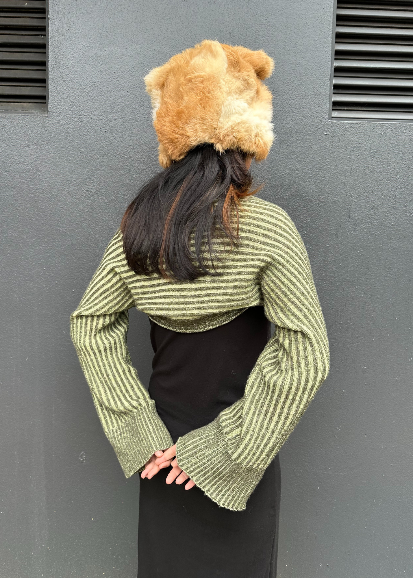 PERMANENT VACATION Ribbed Bolero