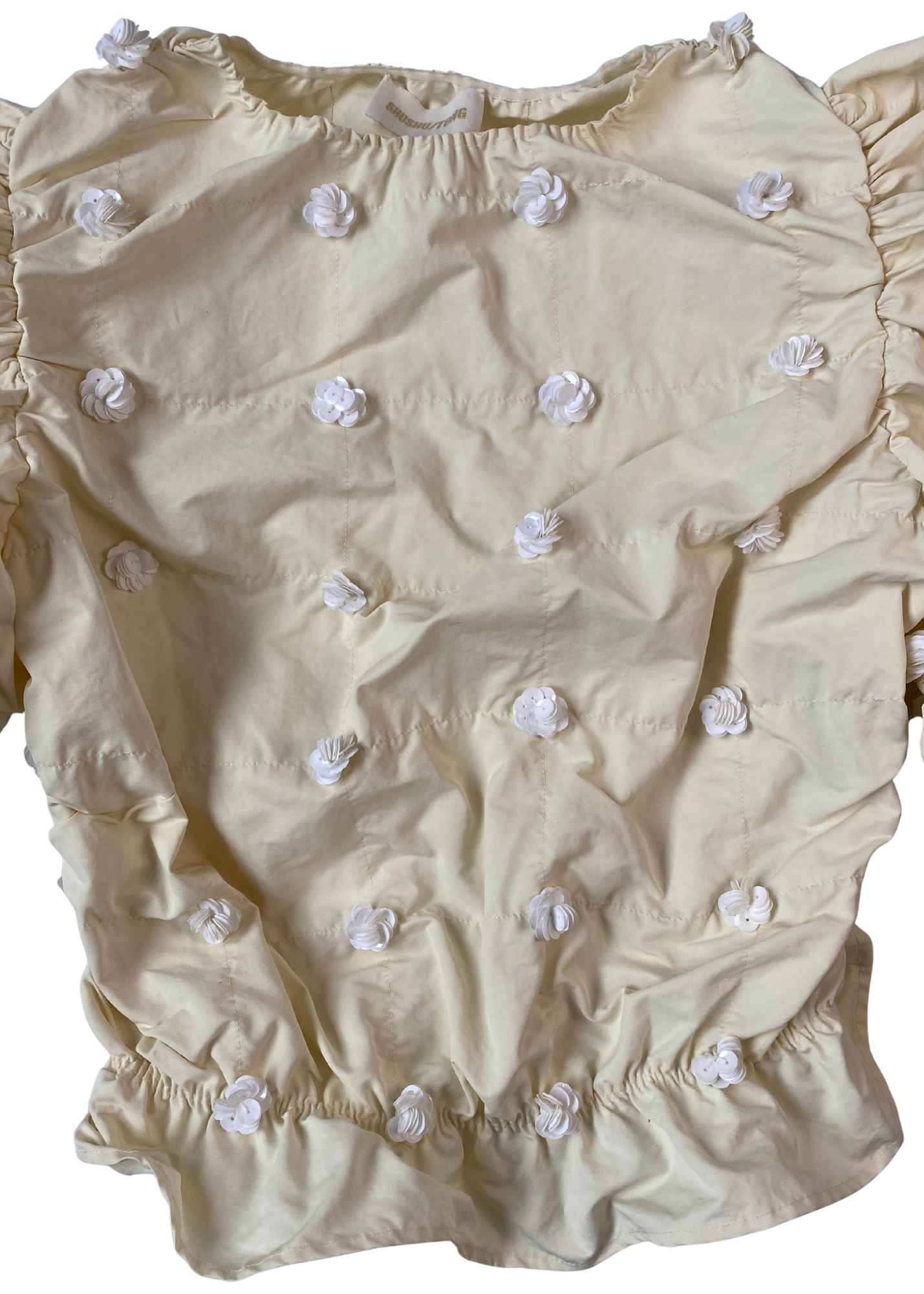 SHUSHU/TONG (AS IS) AW2021 Sequin 'Folding Top'