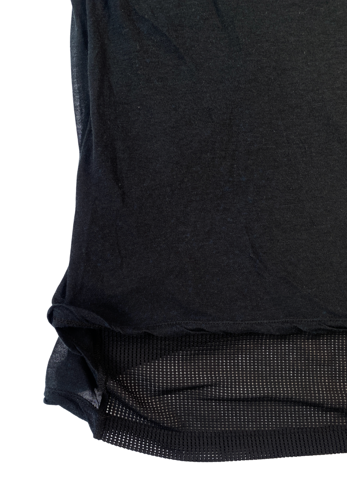 BALENCIAGA Cotton + Mesh Layered Tank Top