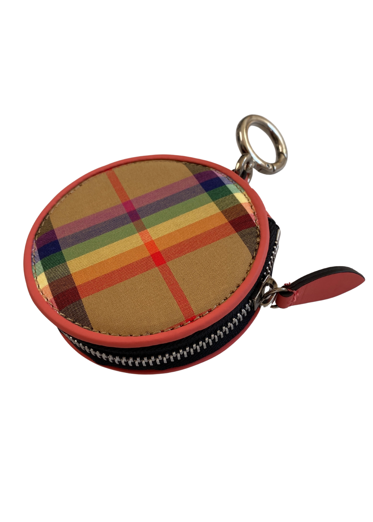 BURBERRY 2018 Rainbow Nova Check Coin Purse