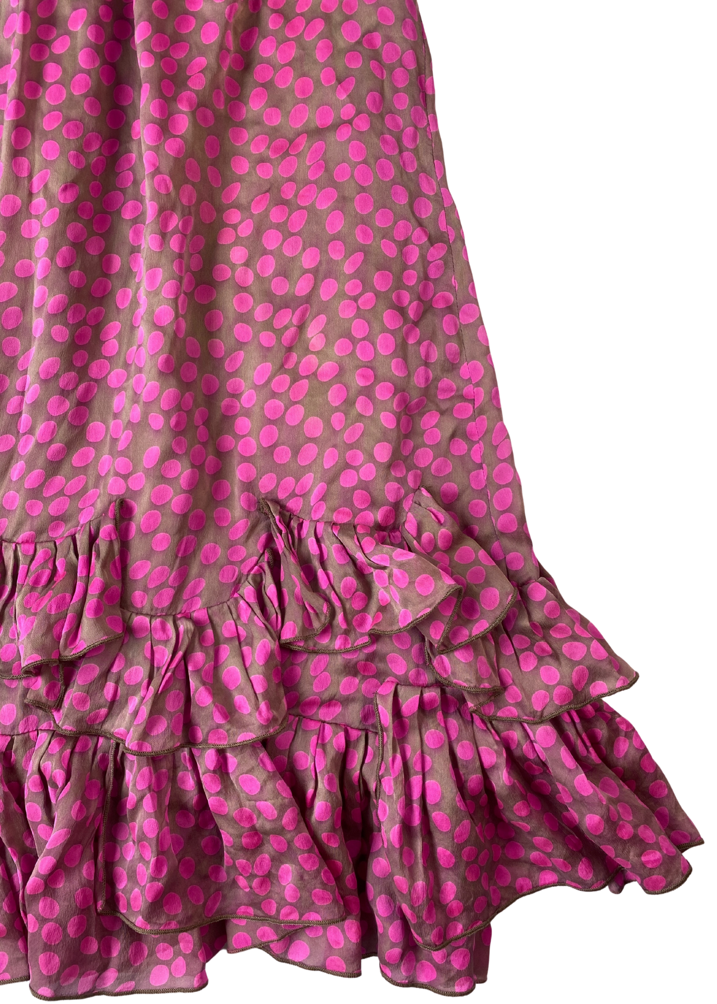 ALANNAH HILL Polkadot Silk Mini Dress