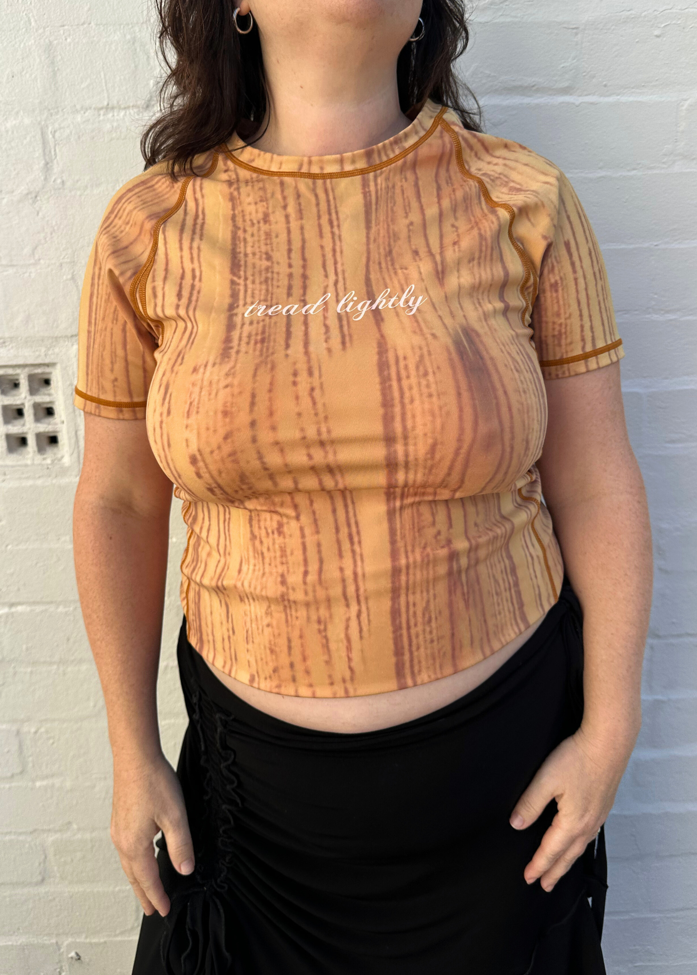 RAGA MALAK 'Tread Lightly' Digi Print Top