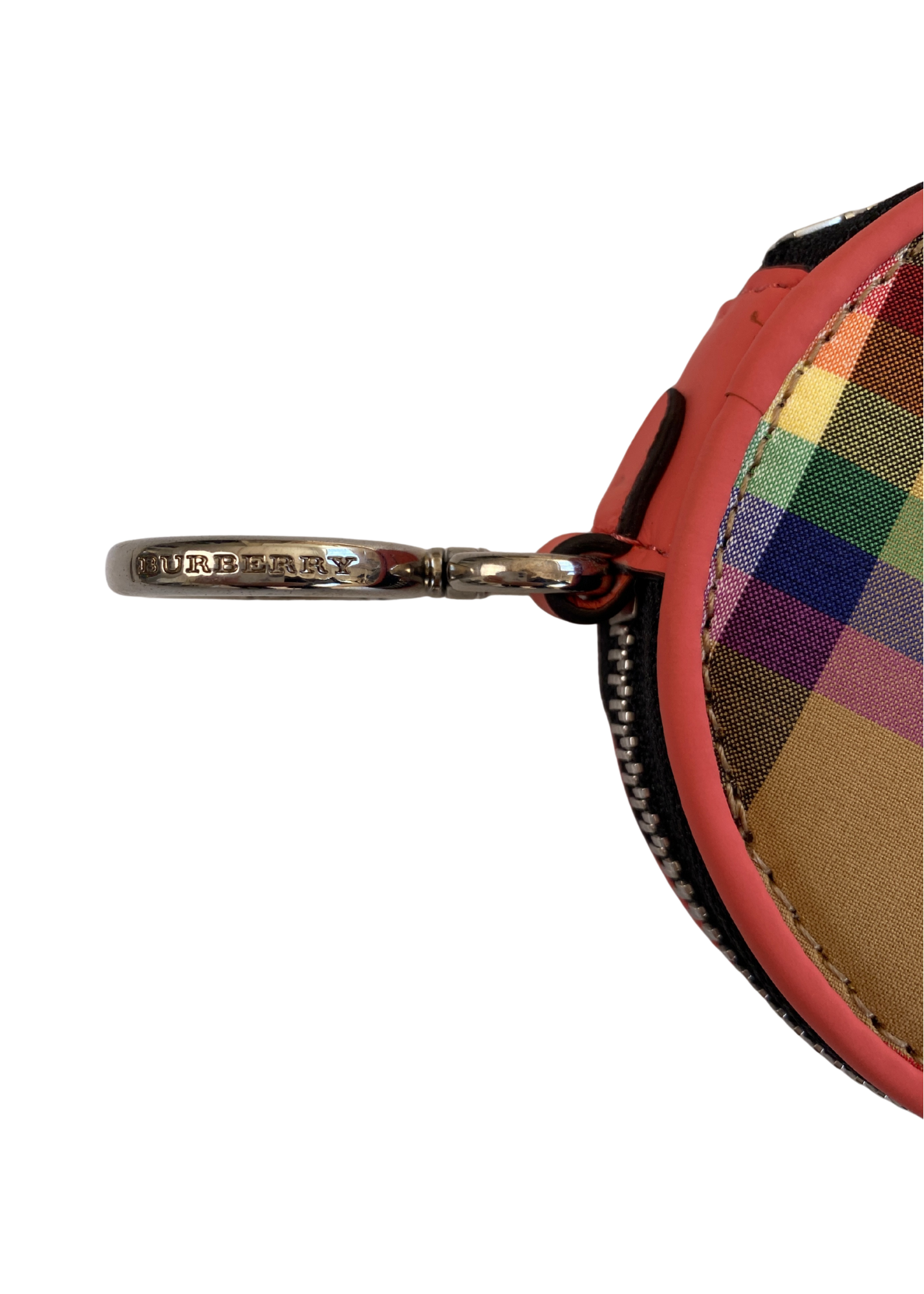 BURBERRY 2018 Rainbow Nova Check Coin Purse