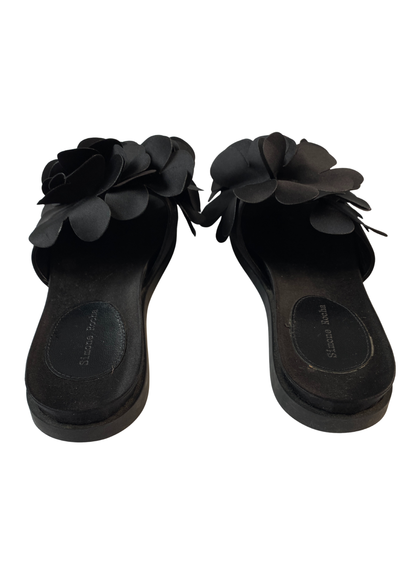 SIMONE ROCHA 3D Flower Embellished Slides