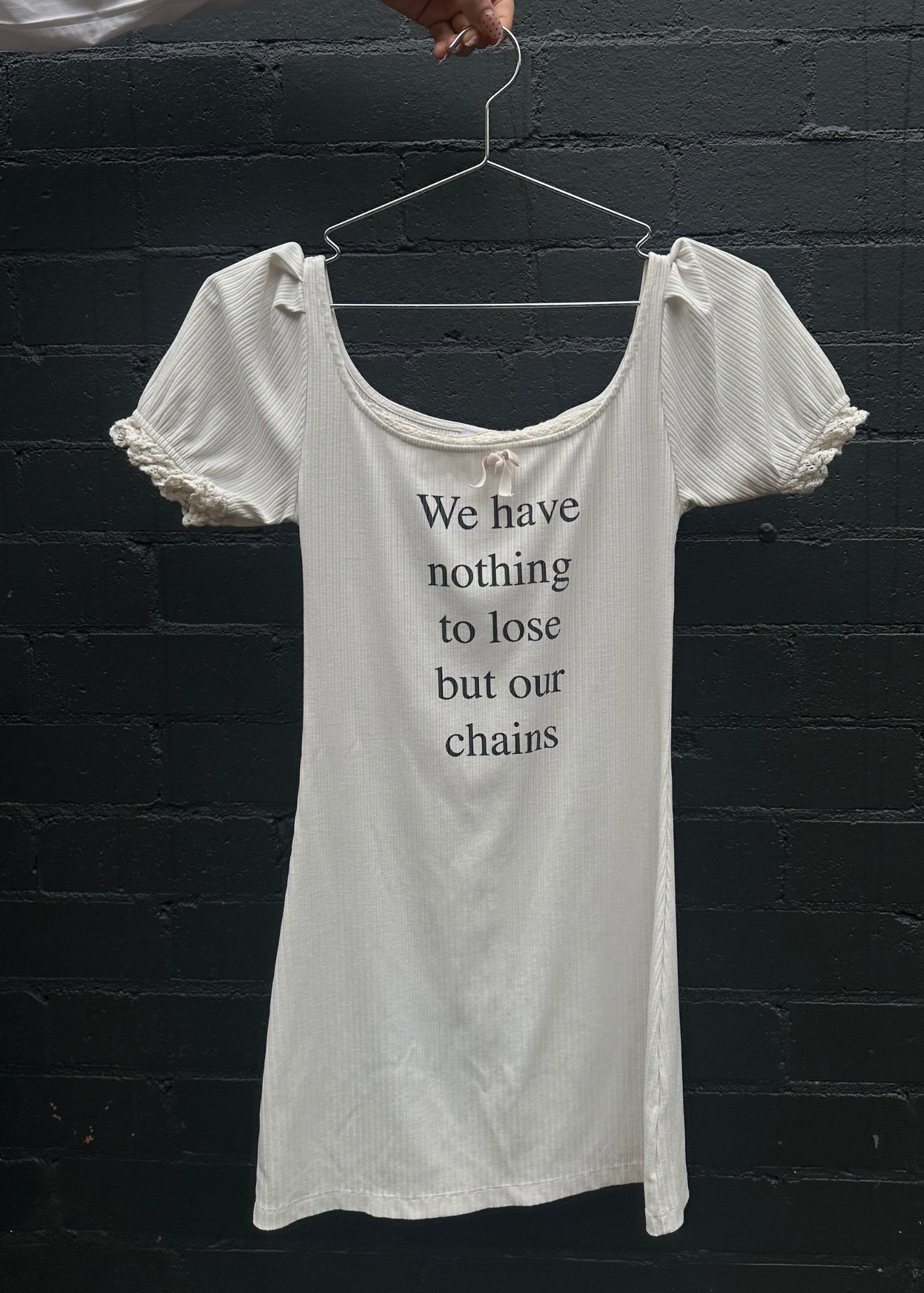 PRAYING 'We Have Nothing To Lose But Our Chains' Mini Dress