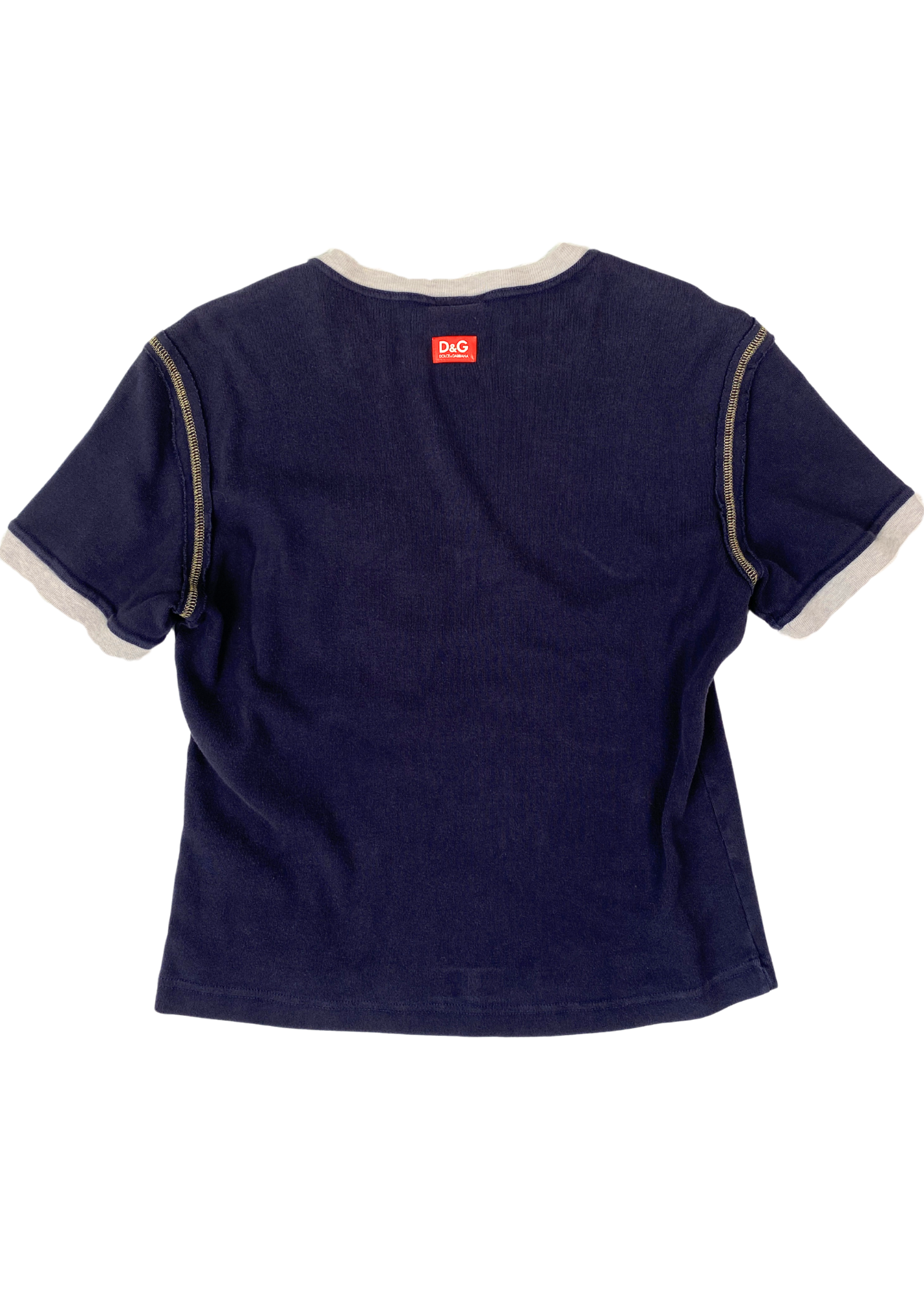 D&G BY DOLCE&GABBANA Denim Pocket T-Shirt