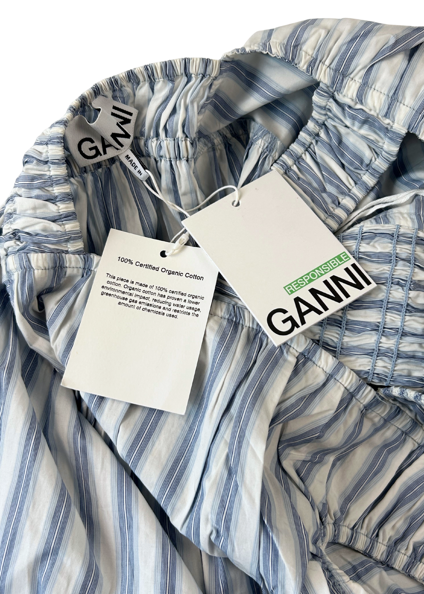 GANNI (BNWT) 'Egret' Maxi Dress