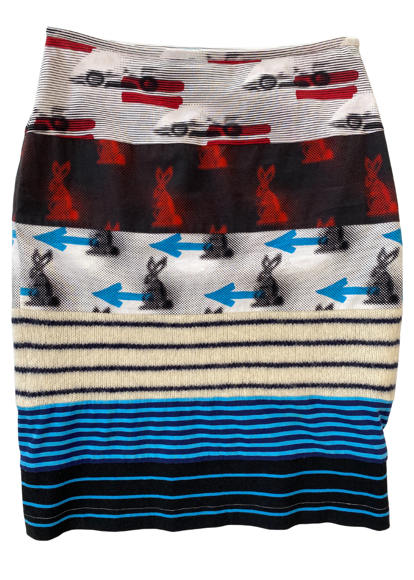 PRADA 2016 'Sable Rabbit' Mini Skirt