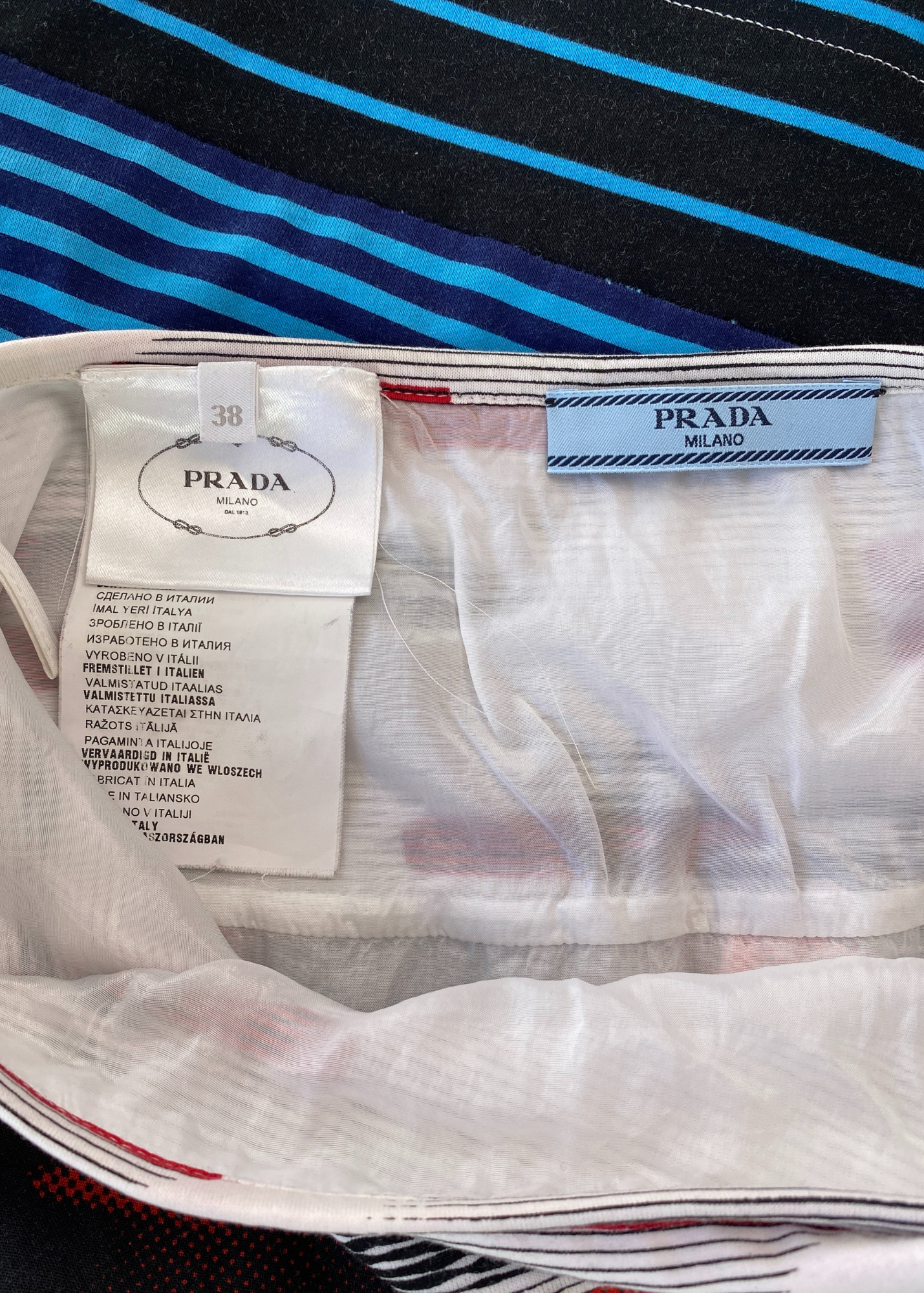 PRADA 2016 'Sable Rabbit' Mini Skirt