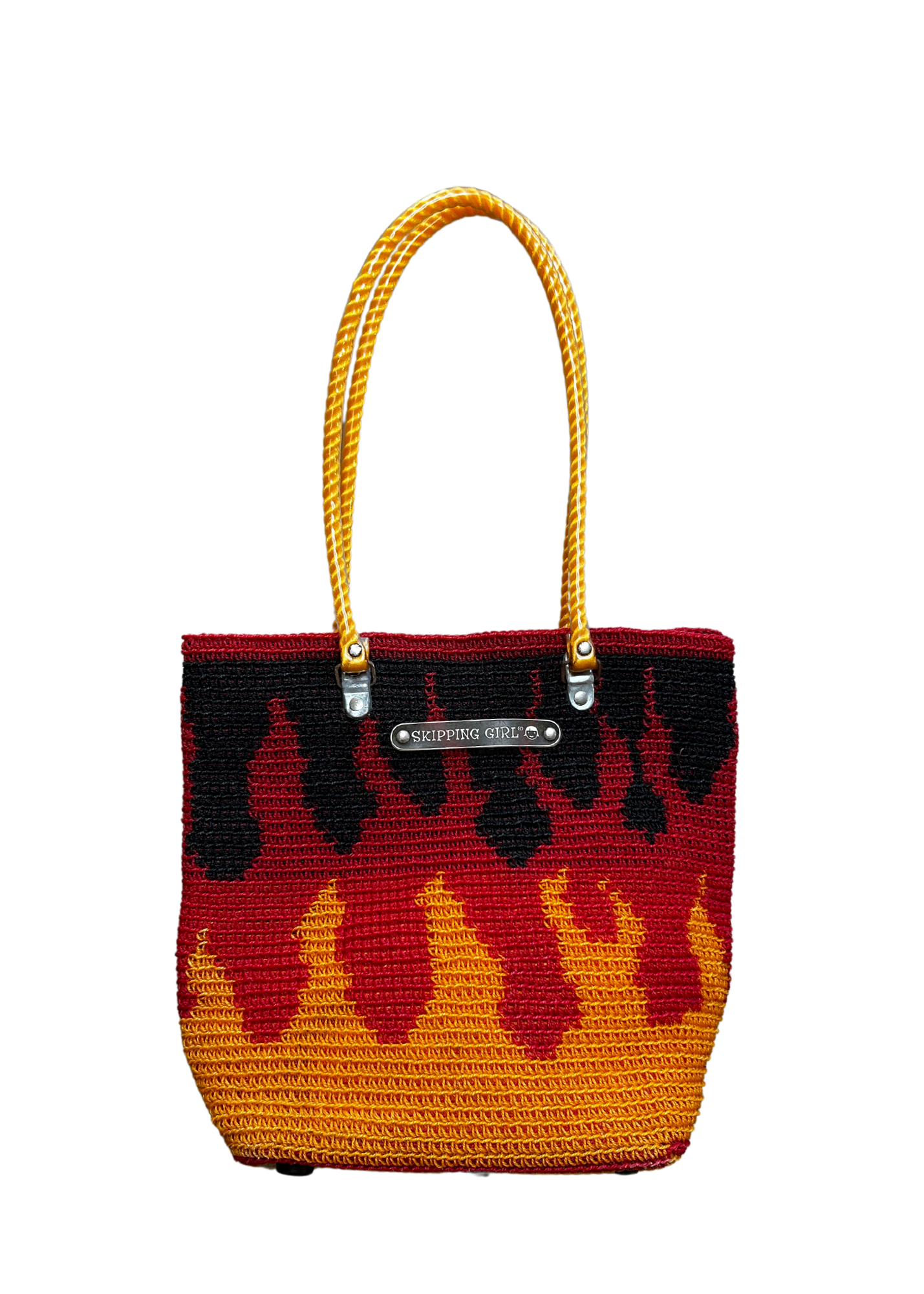 SKIPPING GIRL Flame Tote Bag