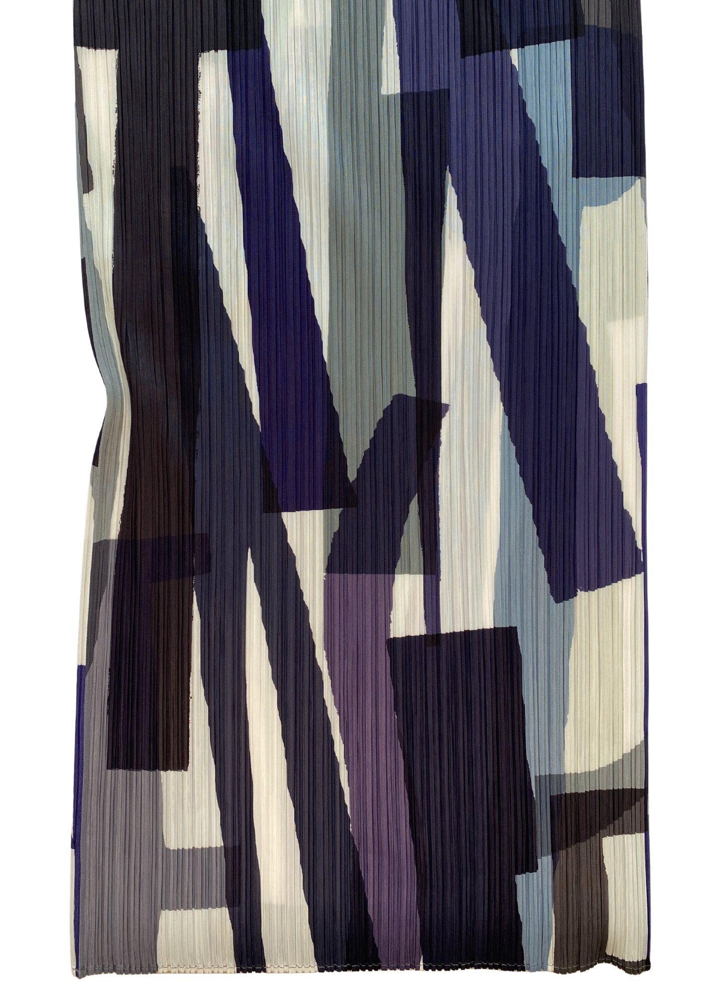 ISSEY MIYAKE PLEATS PLEASE Abstract Print Plisse Midi