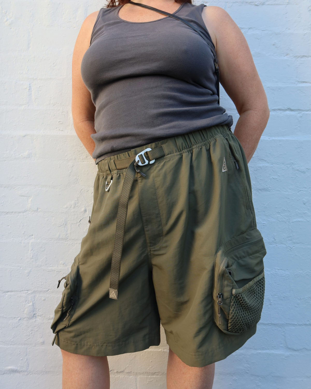 NIKE ACG (BNWT) 'Snowgrass Cargo' Nylon Shorts