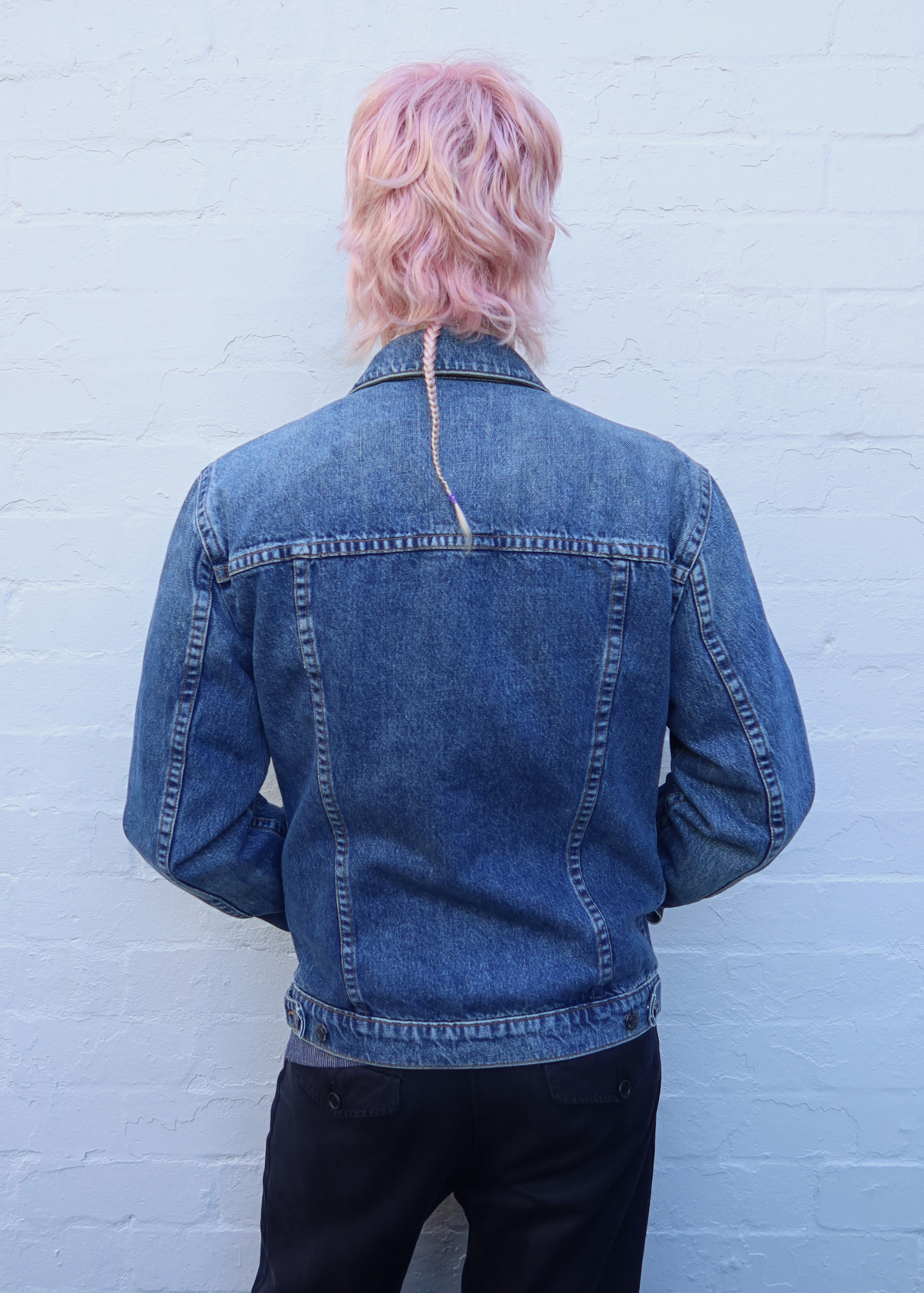 HELMUT LANG 'Mr 87' Mid-Wash Double Pocket Panel Denim Jacket
