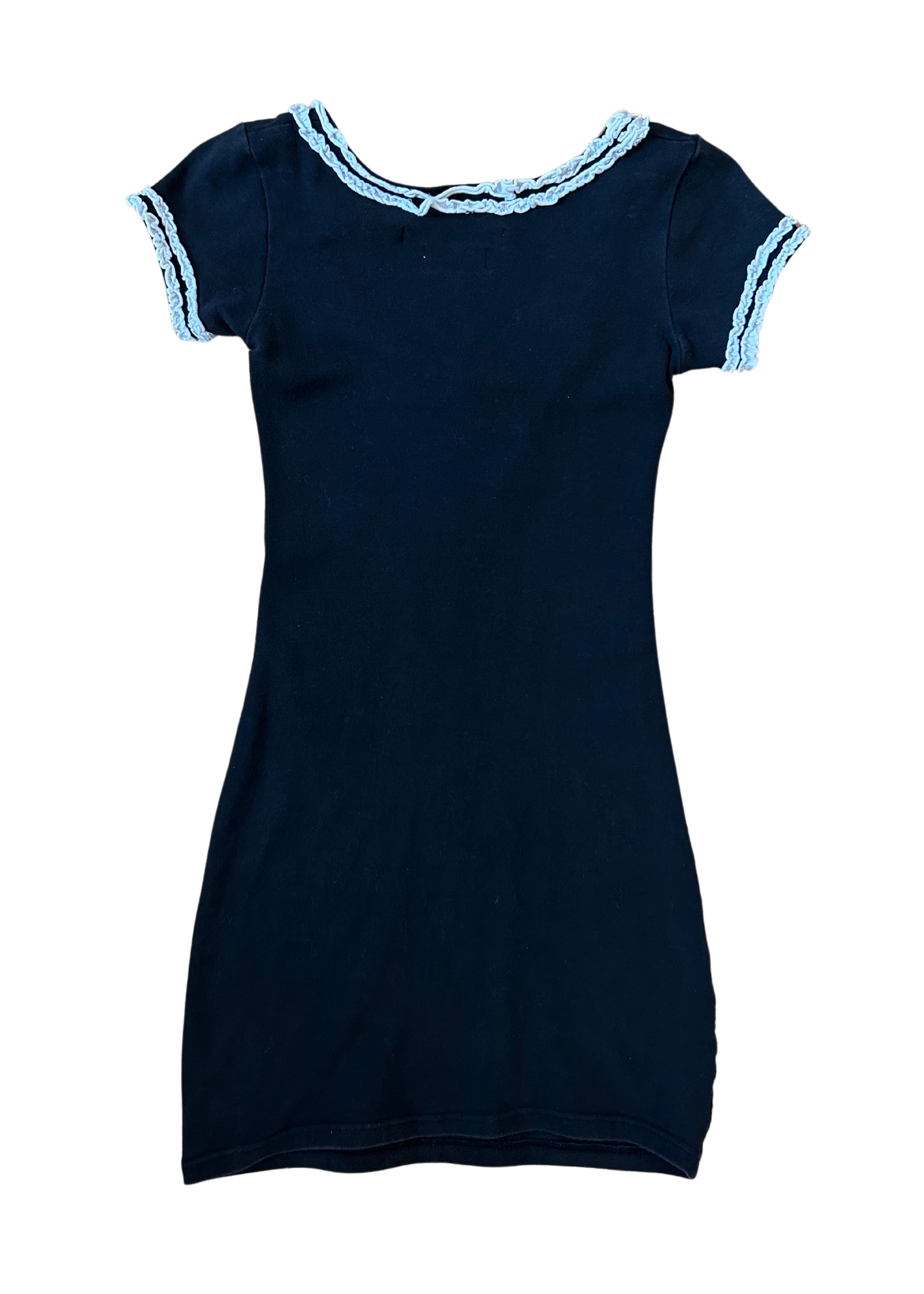 WHEELS & DOLLBABY VINTAGE (AS IS) Embellished T-Shirt Mini Dress