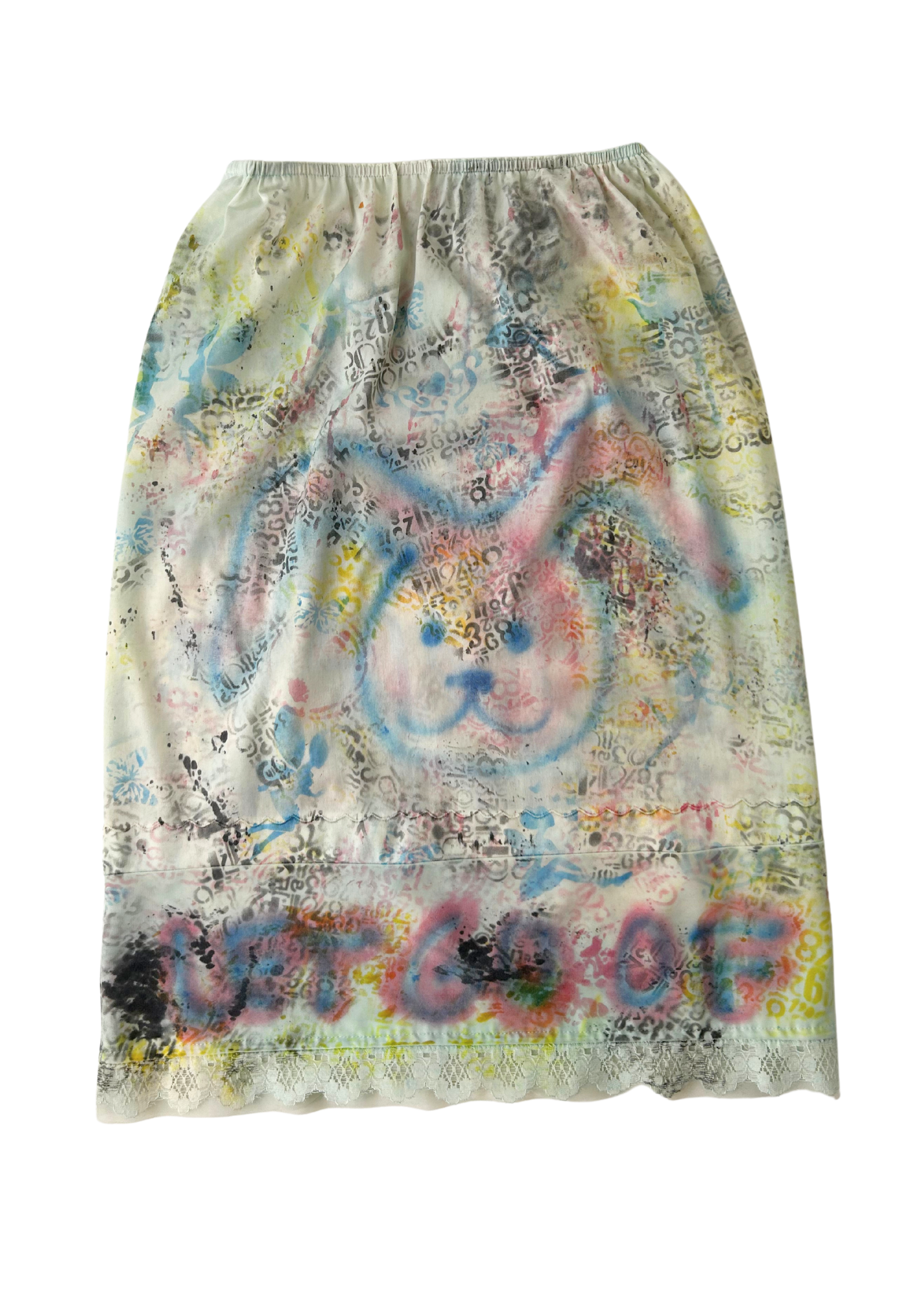 EGG LEMON 'Kill Your Ego' Slip Skirt