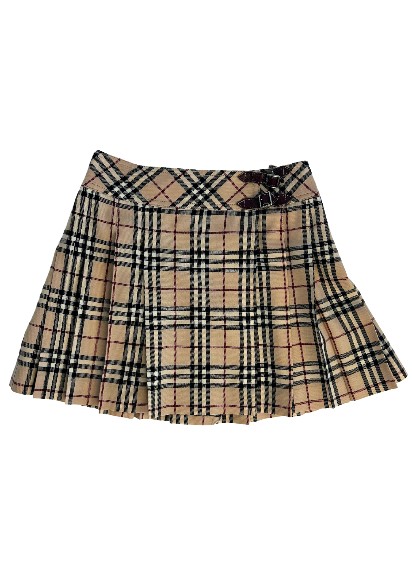 BURBERRY BLUE (AS IS) Nova Check Mini Skirt