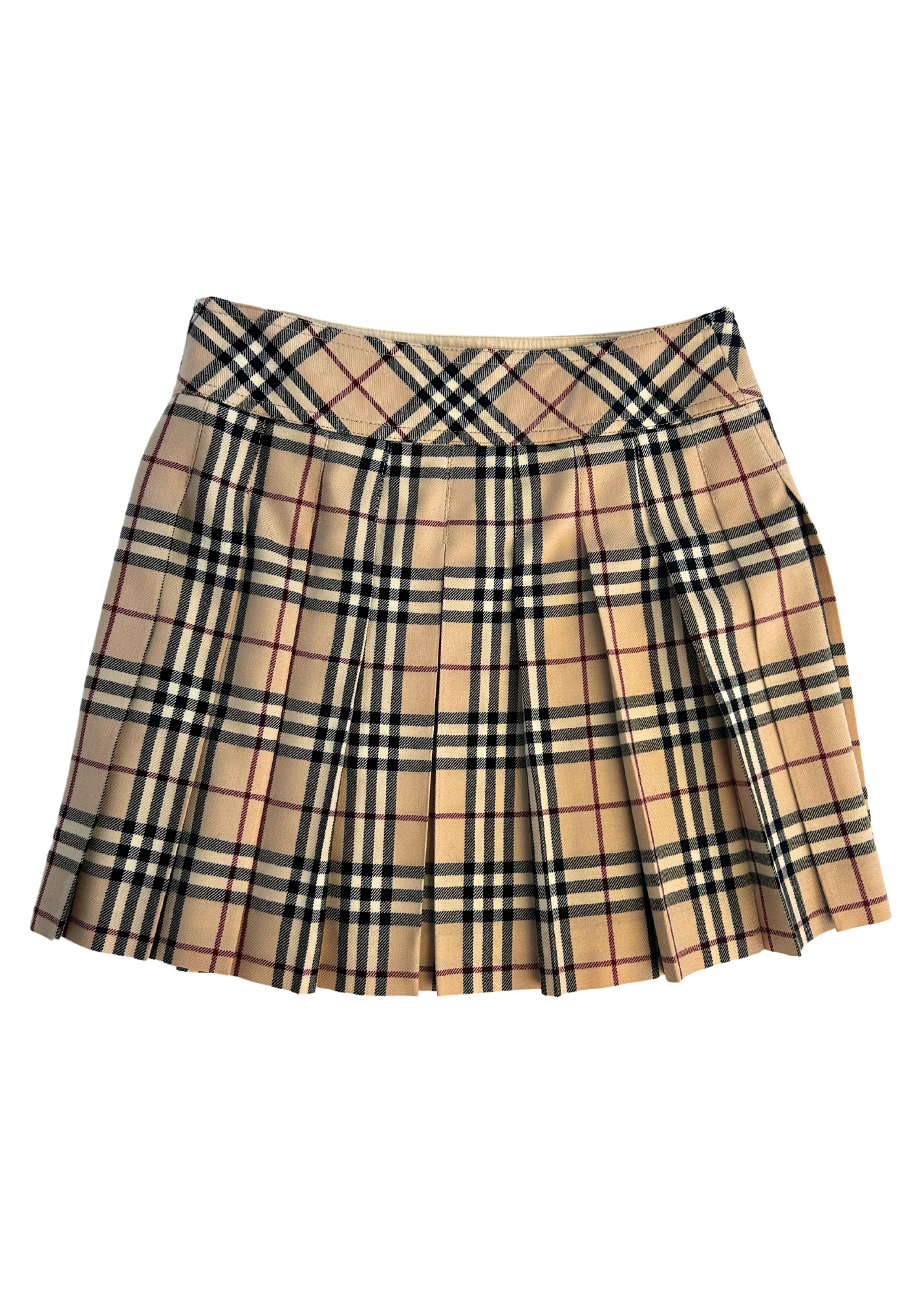 BURBERRY BLUE (AS IS) Nova Check Mini Skirt