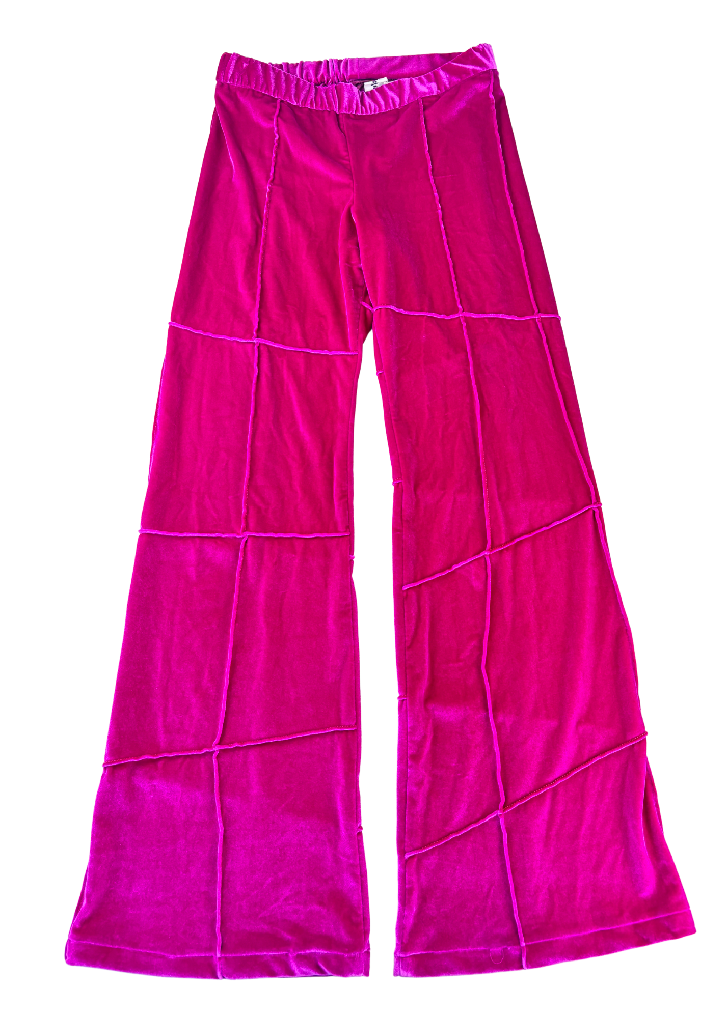 KARLAIDLAW Pink Velvet 'Spider' Pants