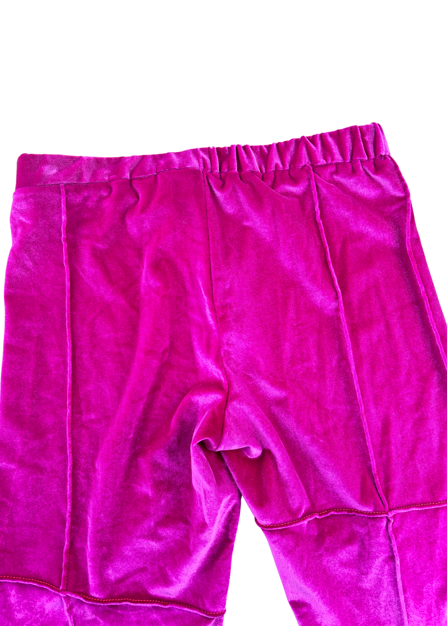 KARLAIDLAW Pink Velvet 'Spider' Pants